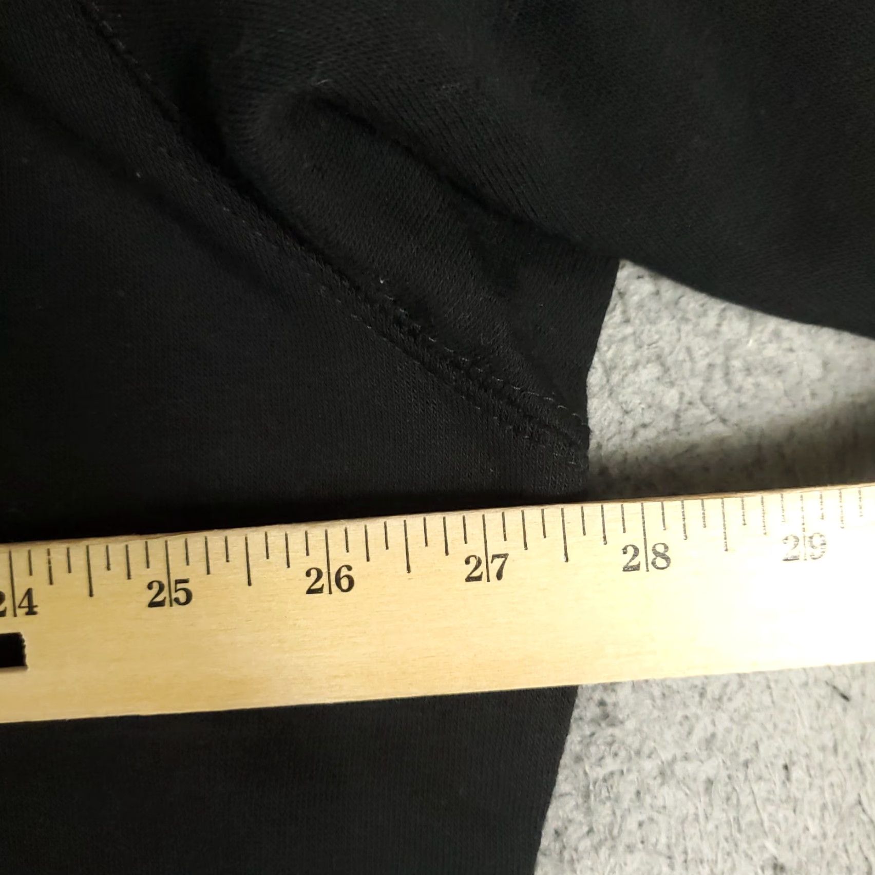 Ariat Ariat Mens Hoodie Pullover Sweatshirt Knit Black XL Logo Pockets Mock Neck All Seasons Hooded Pullover Casual Sweatshirt Shirt Size US XL / EU 56 / 4 - 5 Thumbnail