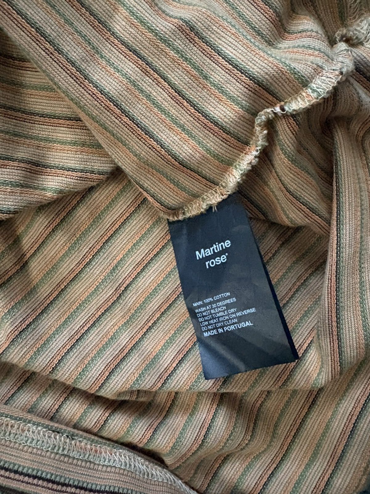 Martine Rose Martine Rose Multicolor Shrunken T-Shirt Size US XL / EU 56 / 4 - 4 Thumbnail