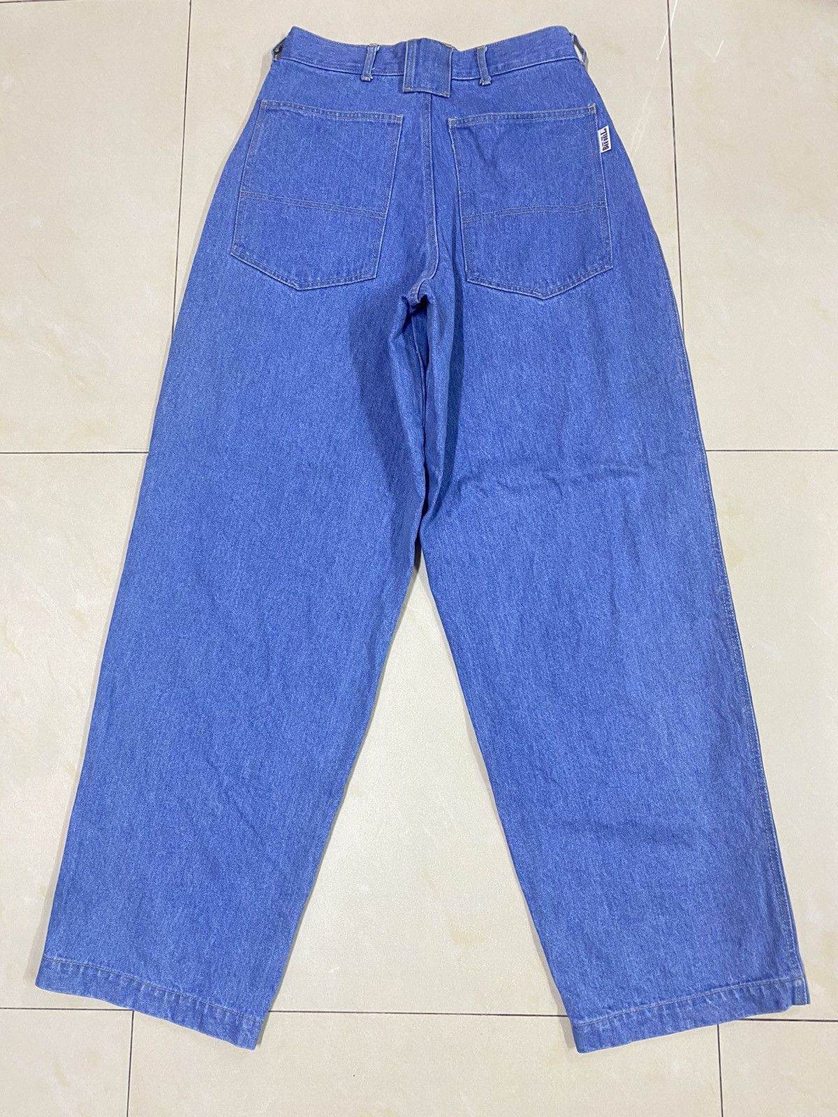 image of Jnco x Tribal Street Wear Vintage Bee Bell Baggy Denim in Blue, Men's (Size 29)