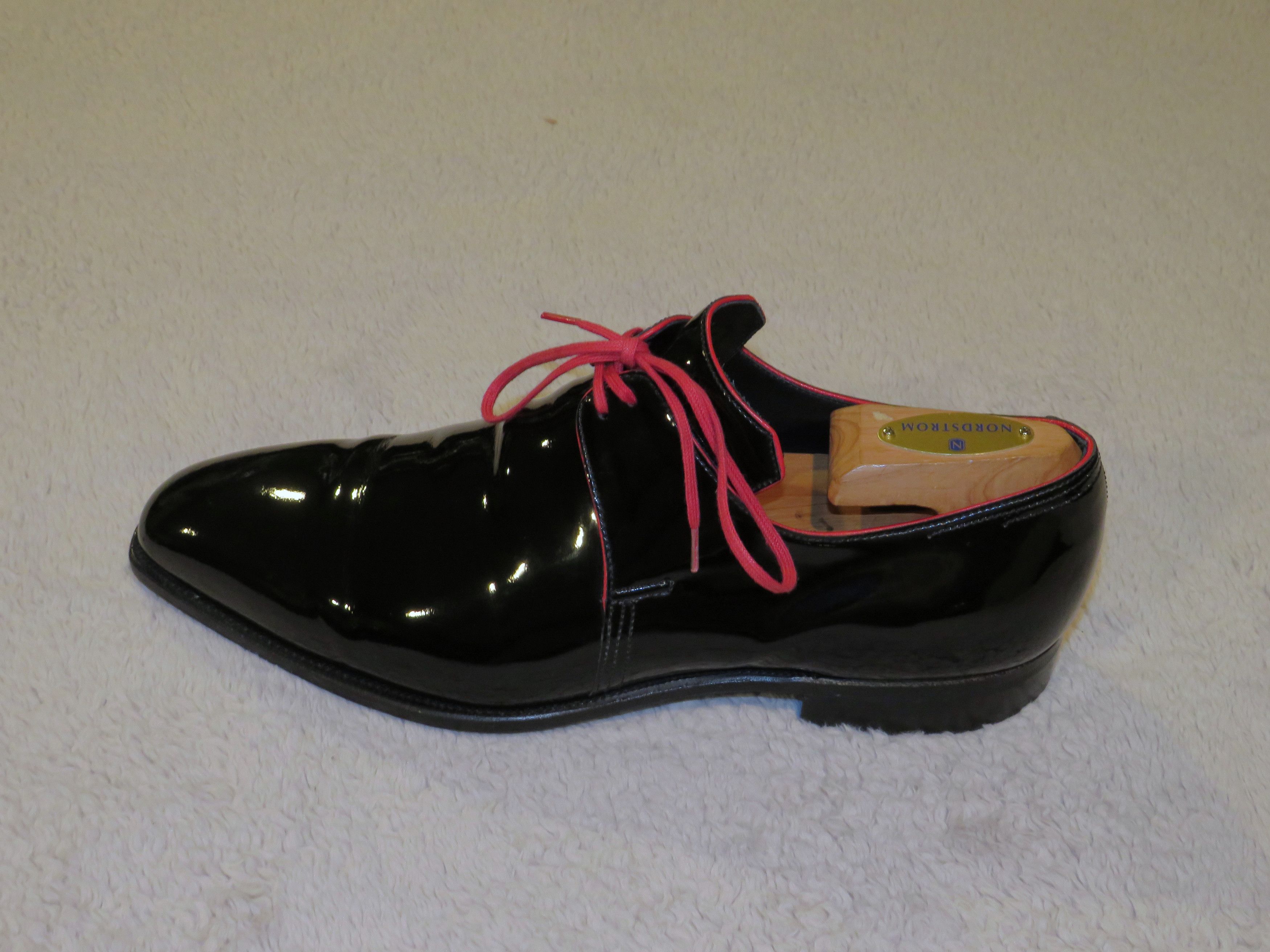 Corthay Arca Black Patent Leather Two Eyelet Derby 7.5 Size US 7.5 / EU 40-41 - 4 Thumbnail
