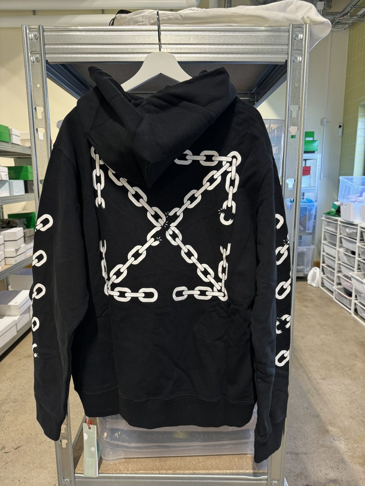Off-White Off-White Chain Arrow hoodie NEW 850$ Size US S / EU 44-46 / 1 - 1 Thumbnail