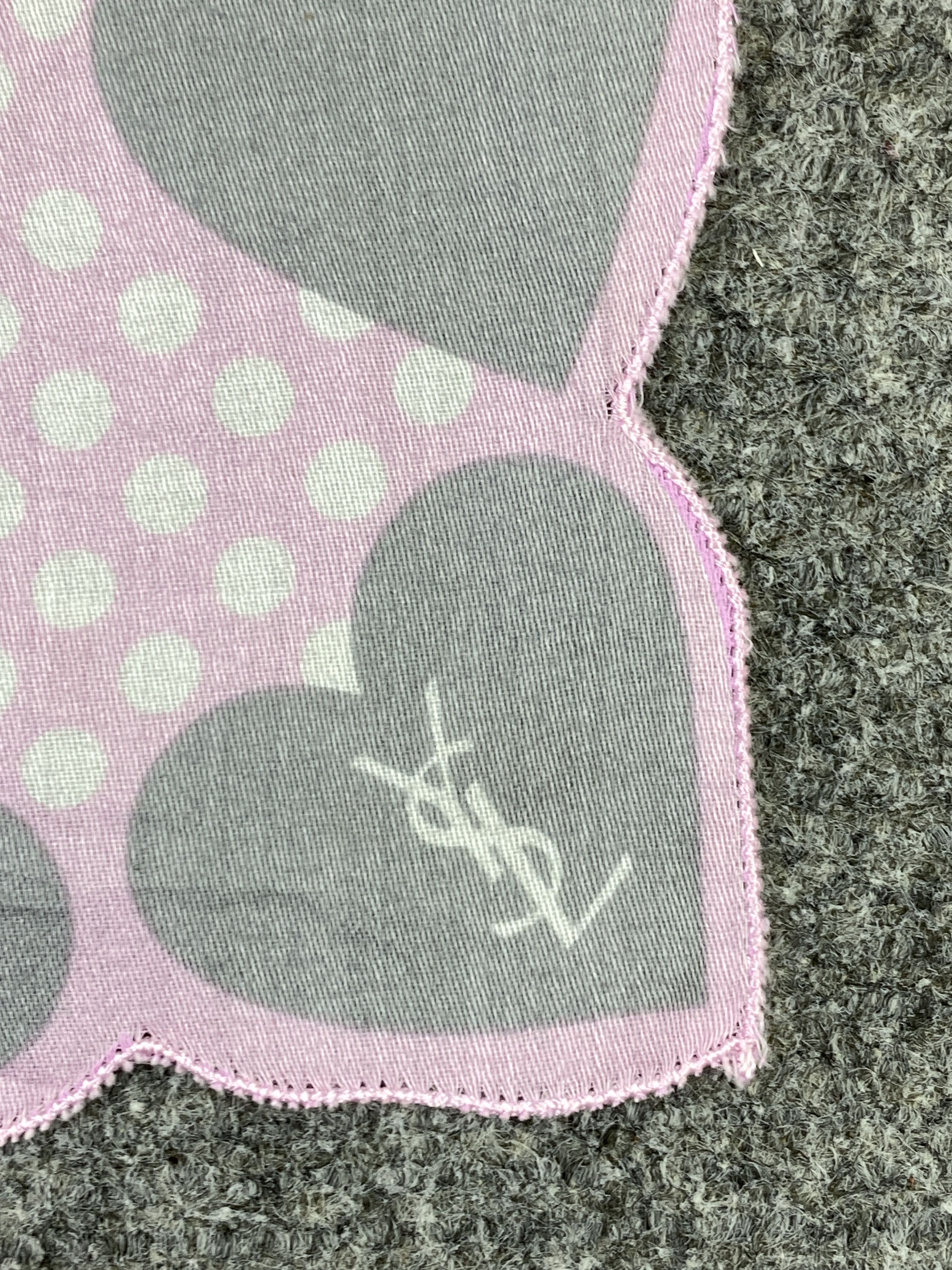 Yves Saint Laurent Yves Saint Laurent Handkerchief / Neckerchief KT0047 Size ONE SIZE - 7 Thumbnail