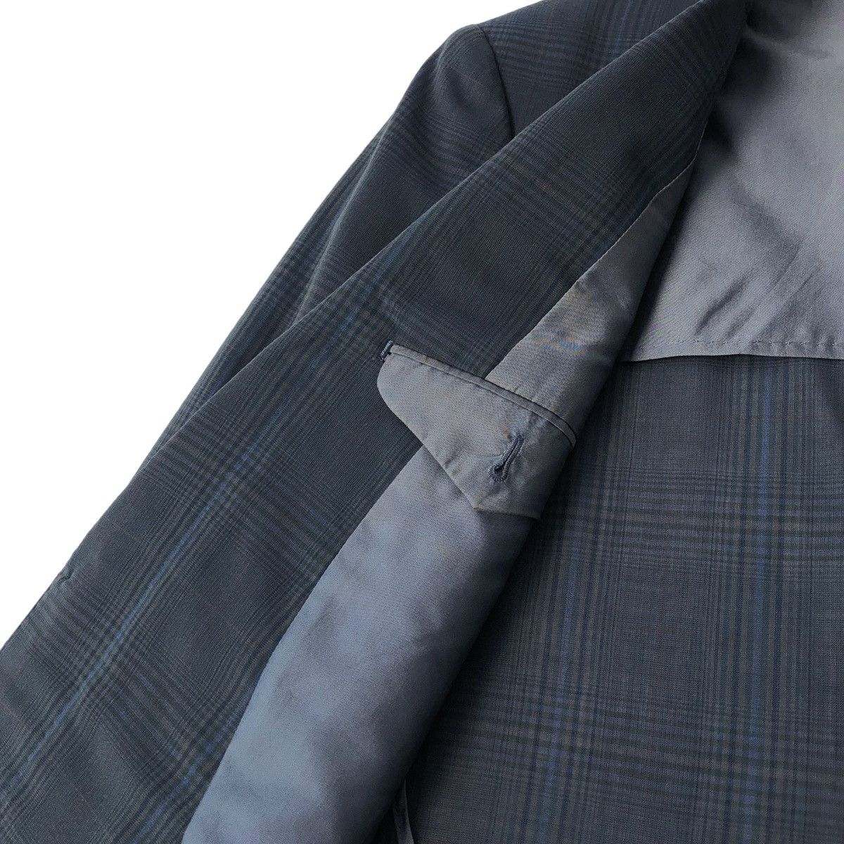 Burberry Vintage Burberrys Prorsum Men’s Checked Wool Blazer / Coat Size 38L - 10 Thumbnail