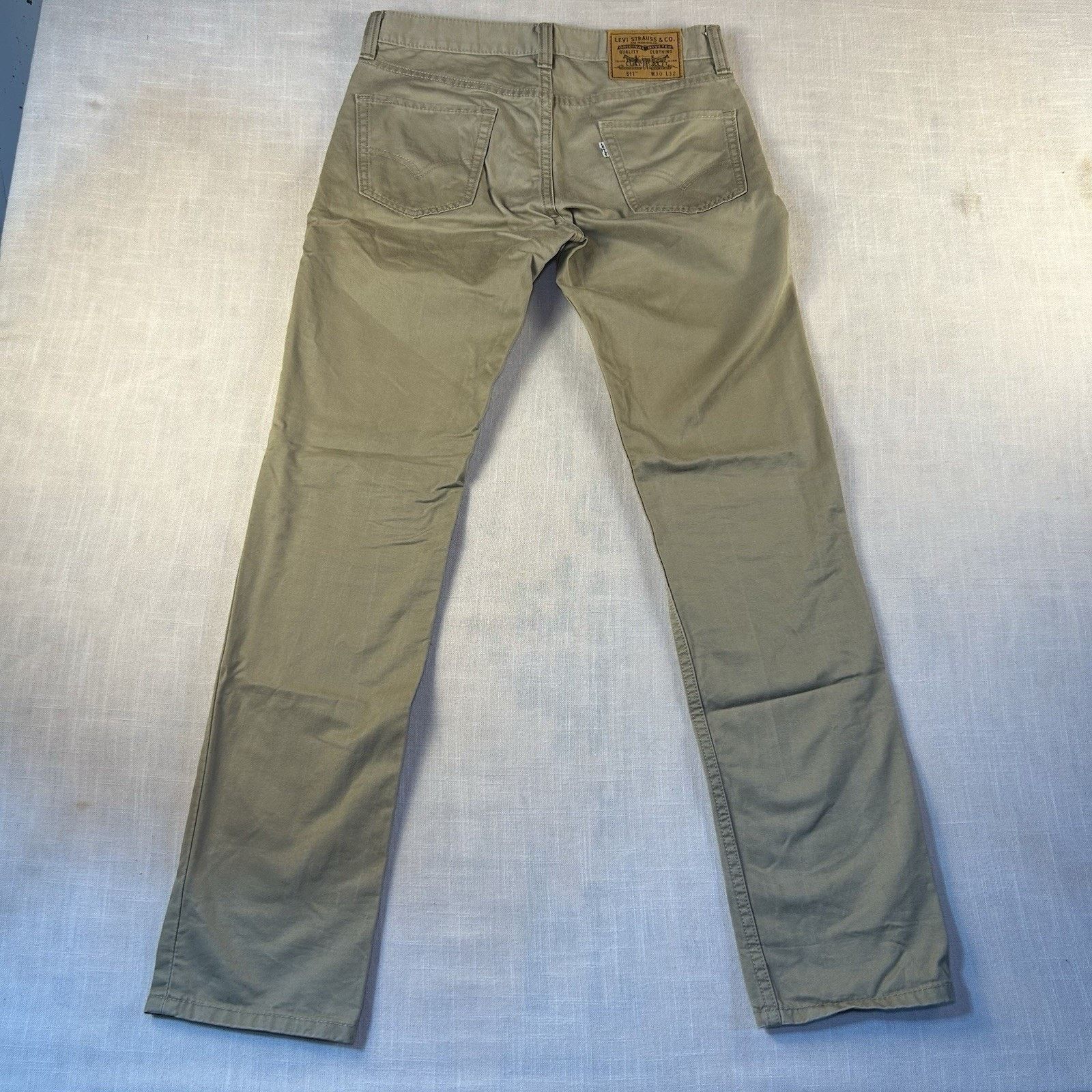 Levi's Levi's 511 Tapered Khaki 100% Cotton Casual Pants Mens 30x32 Size US 30 / EU 46 - 7 Thumbnail