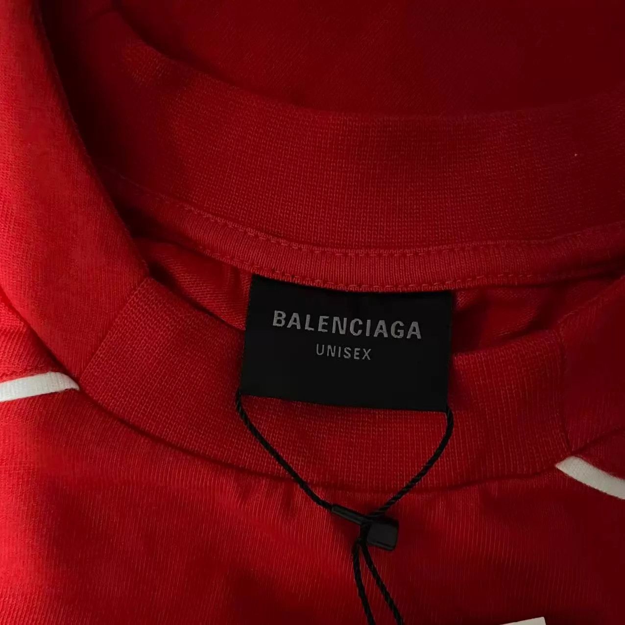 Balenciaga Balenciaga x Man Utd Neymar red letter logo short tee 3 Size L / US 10 / IT 46 - 3 Thumbnail