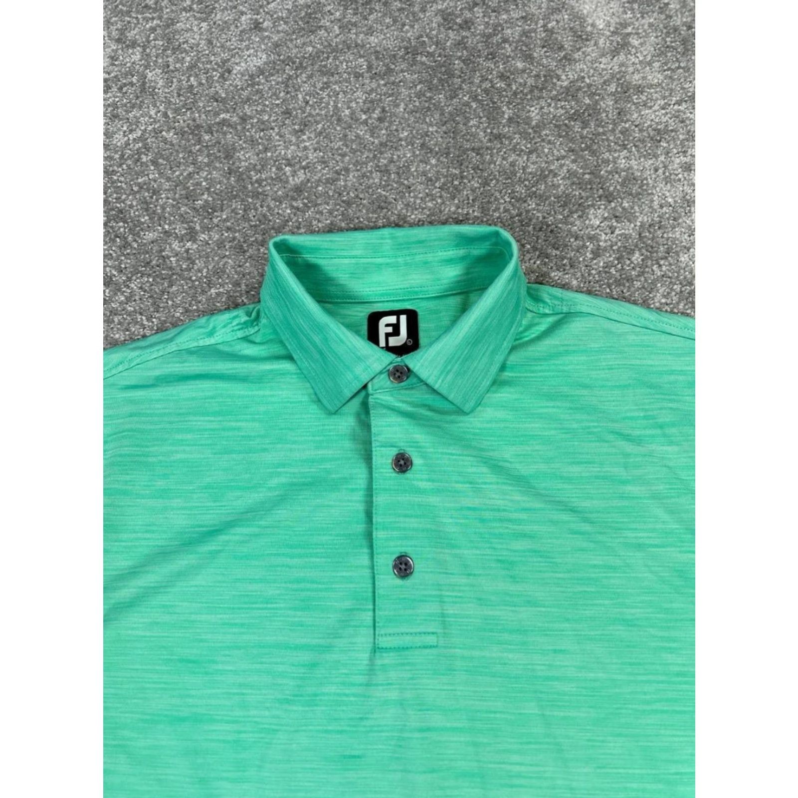 Footjoy FootJoy Polo Shirt Mens L Green Golf Logo Shirt Size US L / EU 52-54 / 3 - 2 Thumbnail