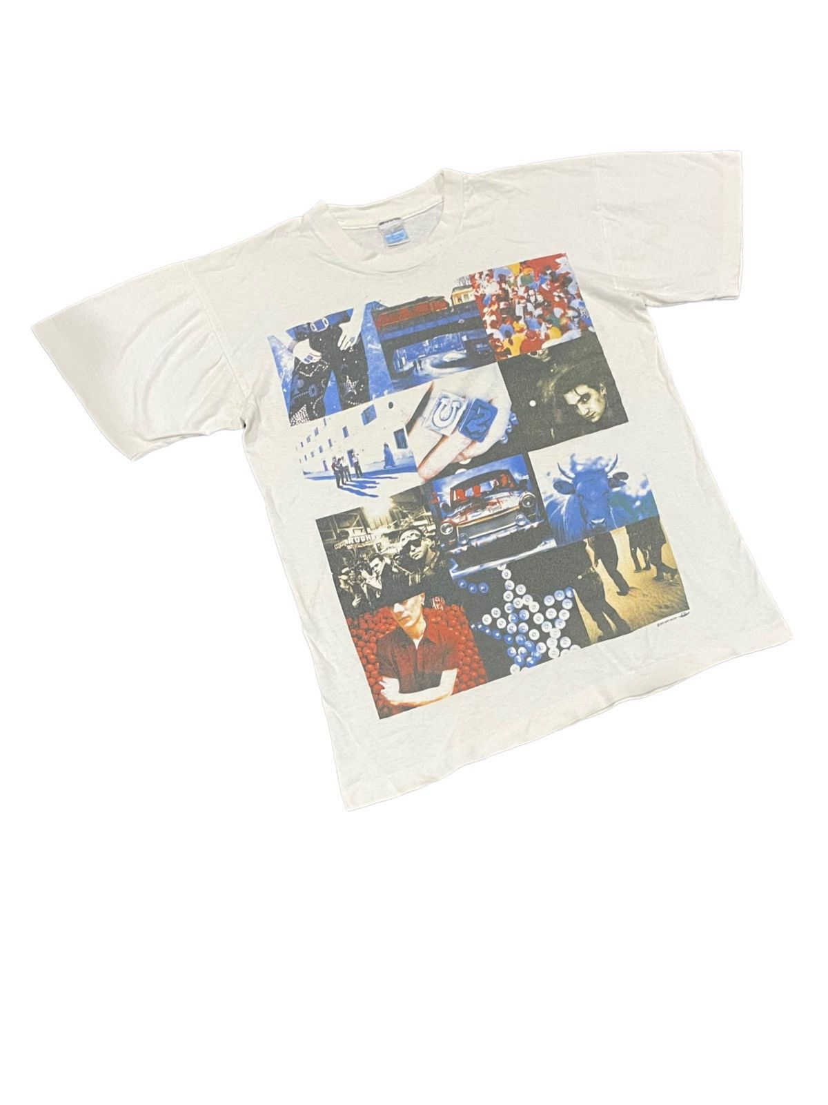 Band Tees VTG 1991 U2 Not Us Ltd Rare Distressed Band Tee Size US L / EU 52-54 / 3 - 3 Thumbnail