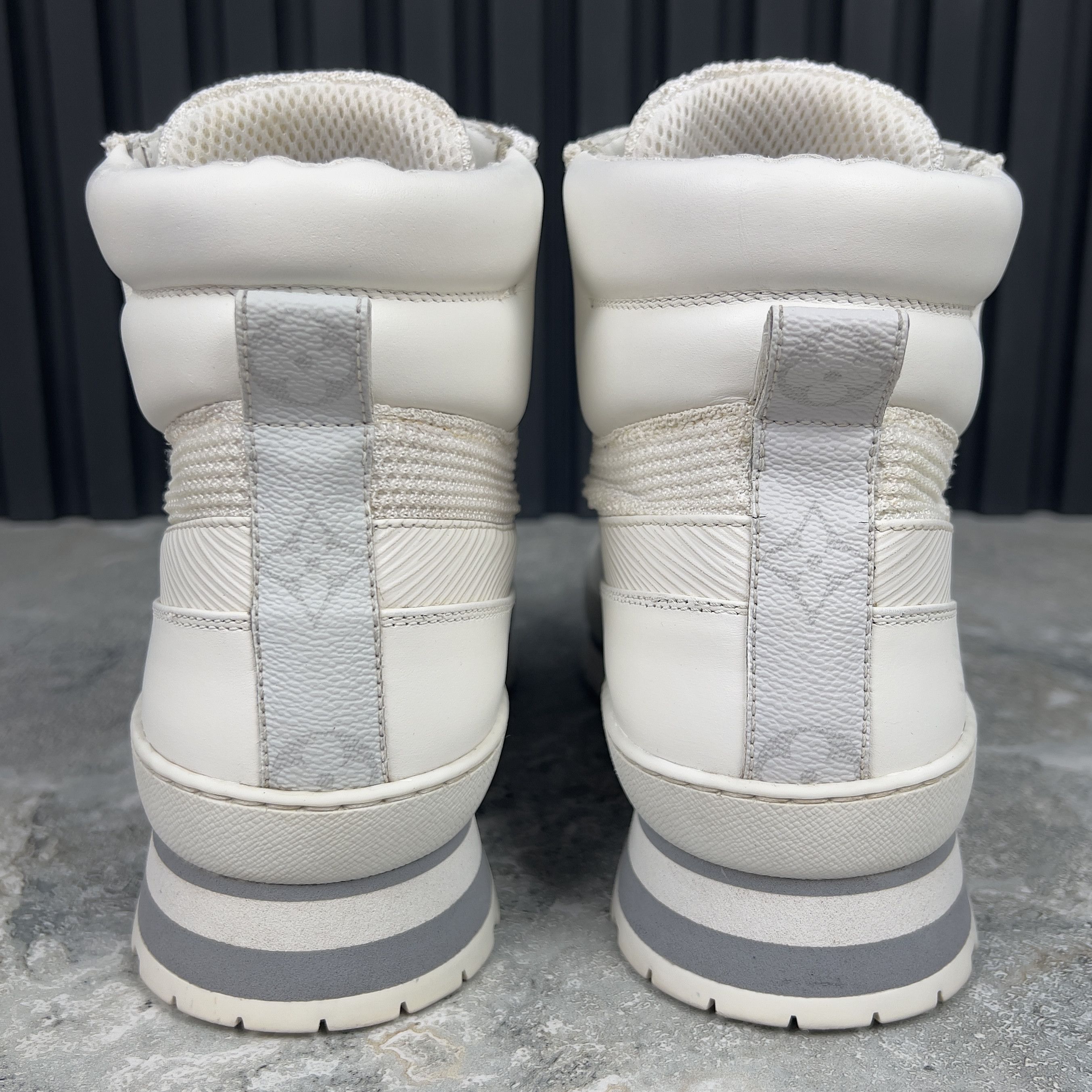Louis Vuitton Louis Vuitton Harlem High Top Sneakers Leather Size US 8 / EU 41 - 9 Thumbnail
