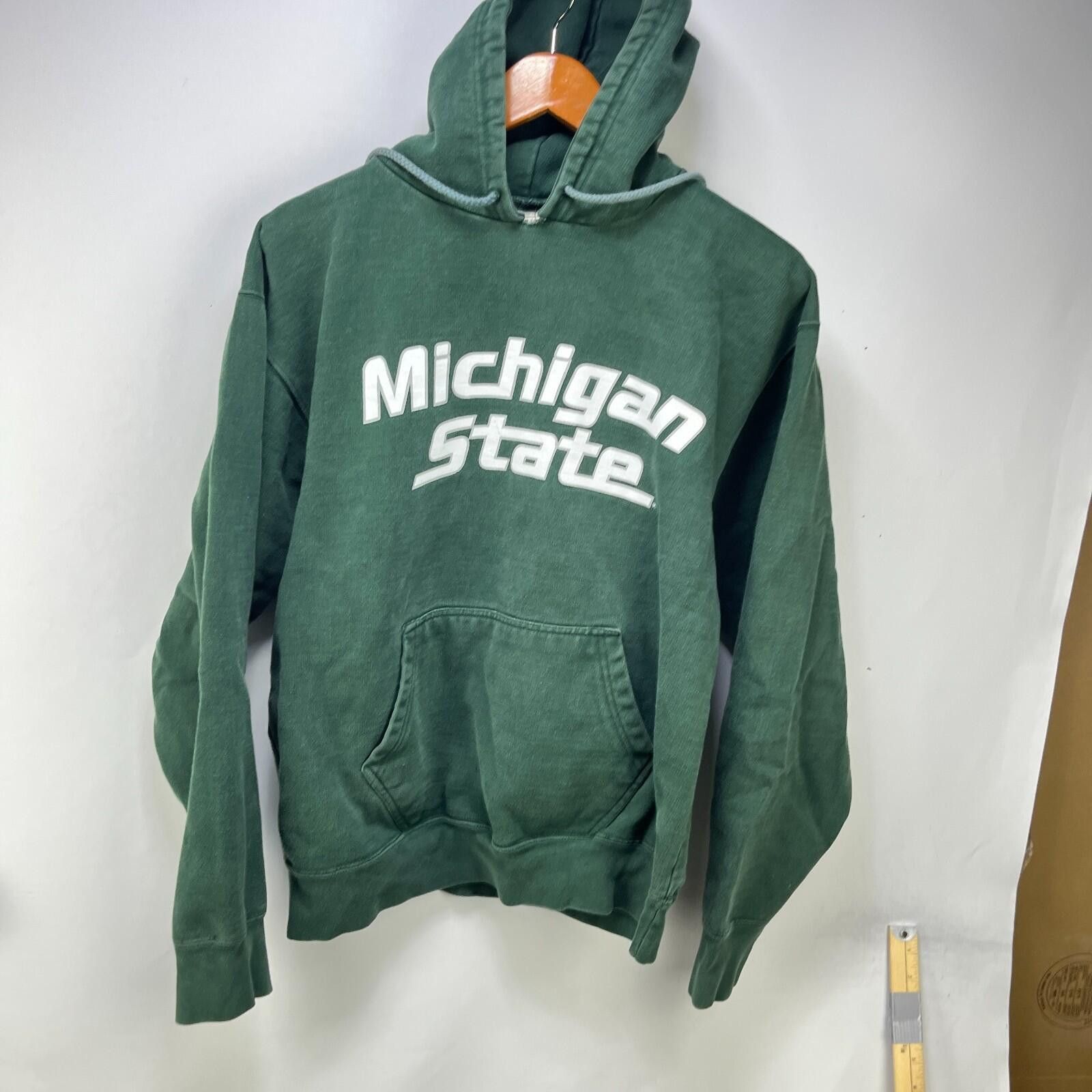 Other Vintage Michigan State Spartans Distressed Pullover Hoodie M Size ONE SIZE - 1 Thumbnail