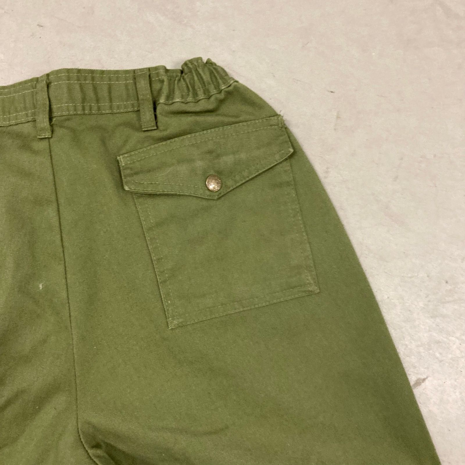 Vintage vintage green cargo pants 28x30 Size US 28 / EU 44 - 4 Thumbnail