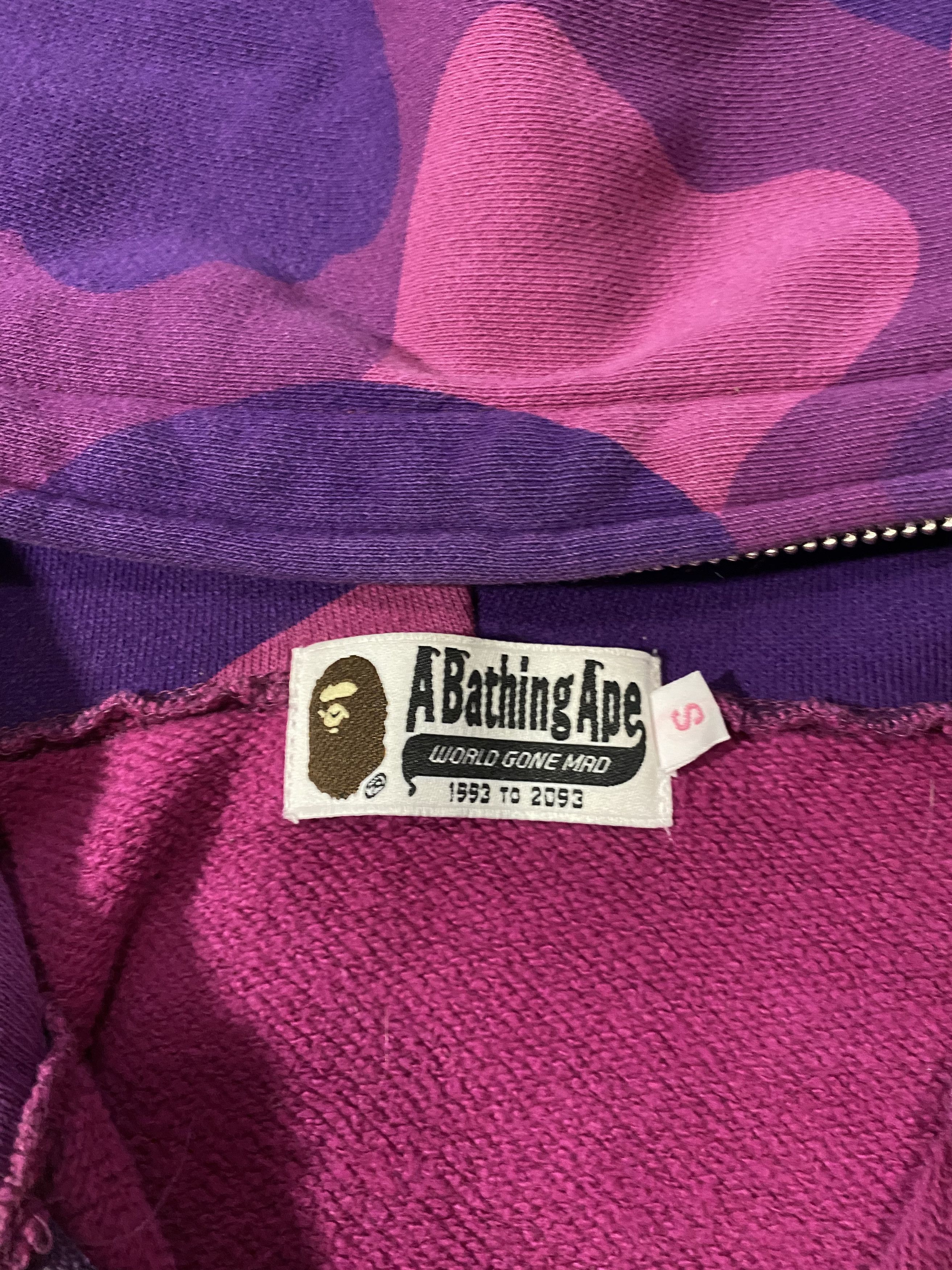 Bape Zoom Color Camo Full Zip Hoodie Size S / US 4 / IT 40 - 4 Thumbnail