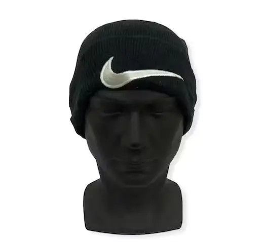 Nike × Vintage Vintage Nike Swoosh Logo beanie Size ONE SIZE - 1 Thumbnail