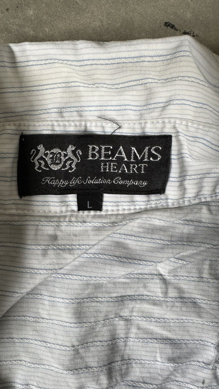 Beams Plus VINTAGE BEAMS HEART DOUBLE LAYER POLO TEE Size US M / EU 48-50 / 2 - 5 Thumbnail