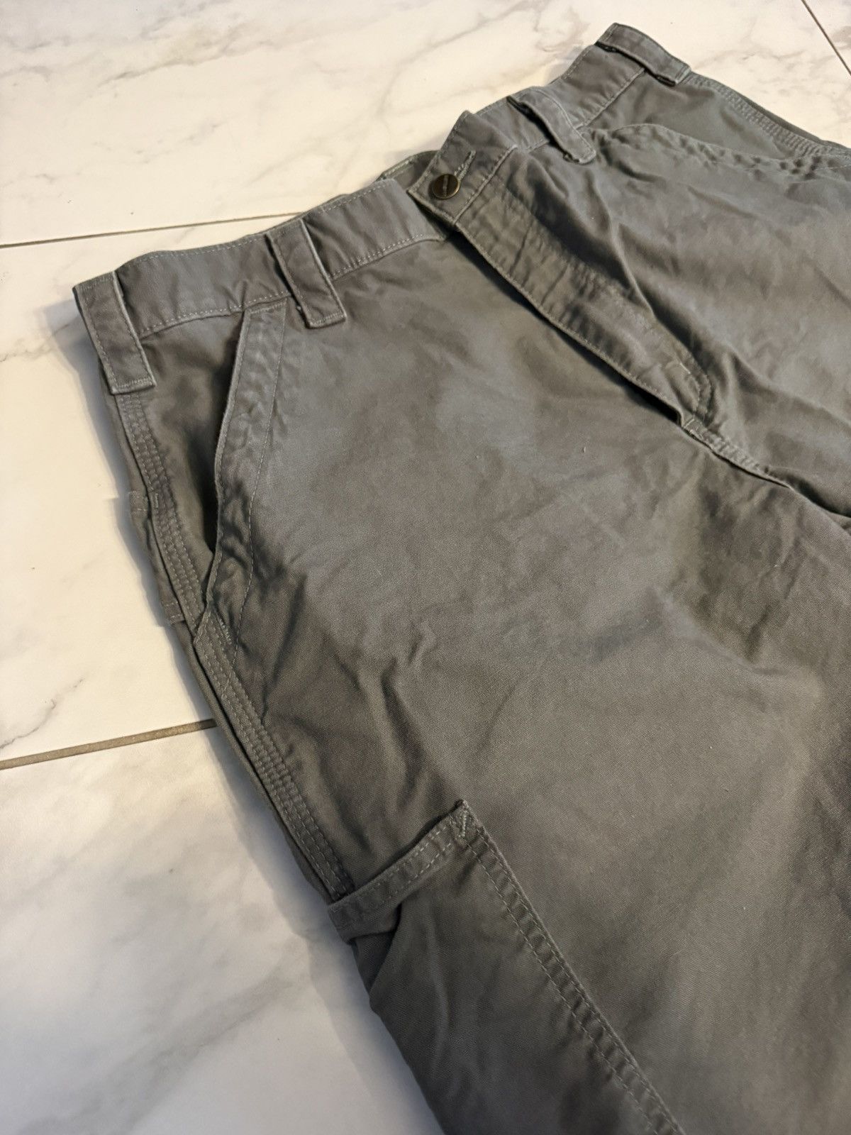 Carhartt Carhartt Baggy Carpenter Workwear Canvas y2k Shorts Size 36 Size US 36 / EU 52 - 4 Thumbnail