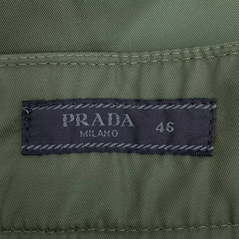 Prada Prada Army green triangle standard casual trousers 2504-Nex Size US 30 / EU 46 - 6 Thumbnail