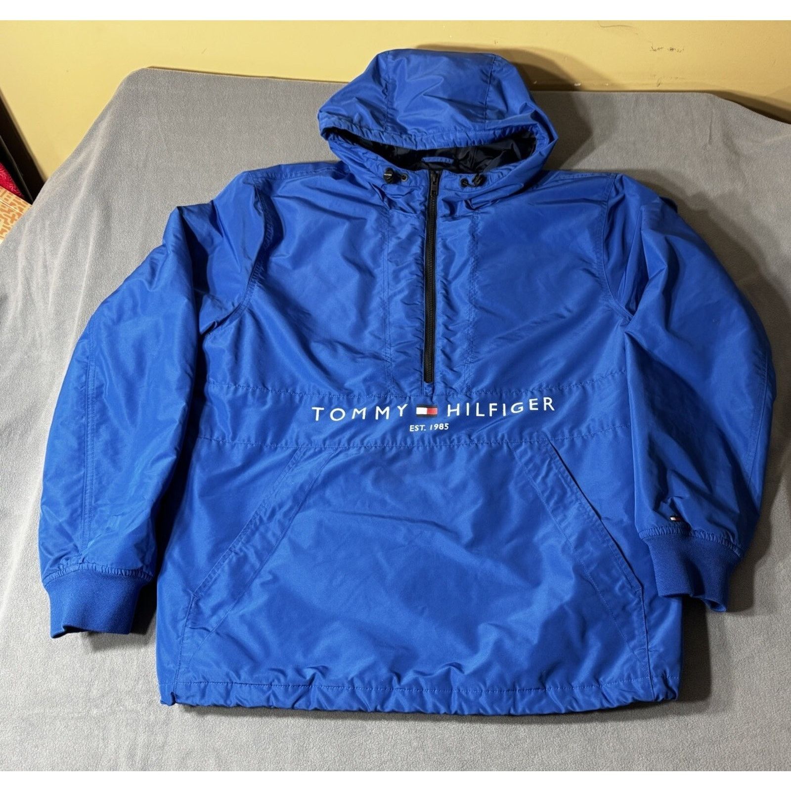Tommy Hilfiger Tommy Hilfiger Zipped Hooded Padded Jacket Size XL Blue Size US XL / EU 56 / 4 - 1 Thumbnail