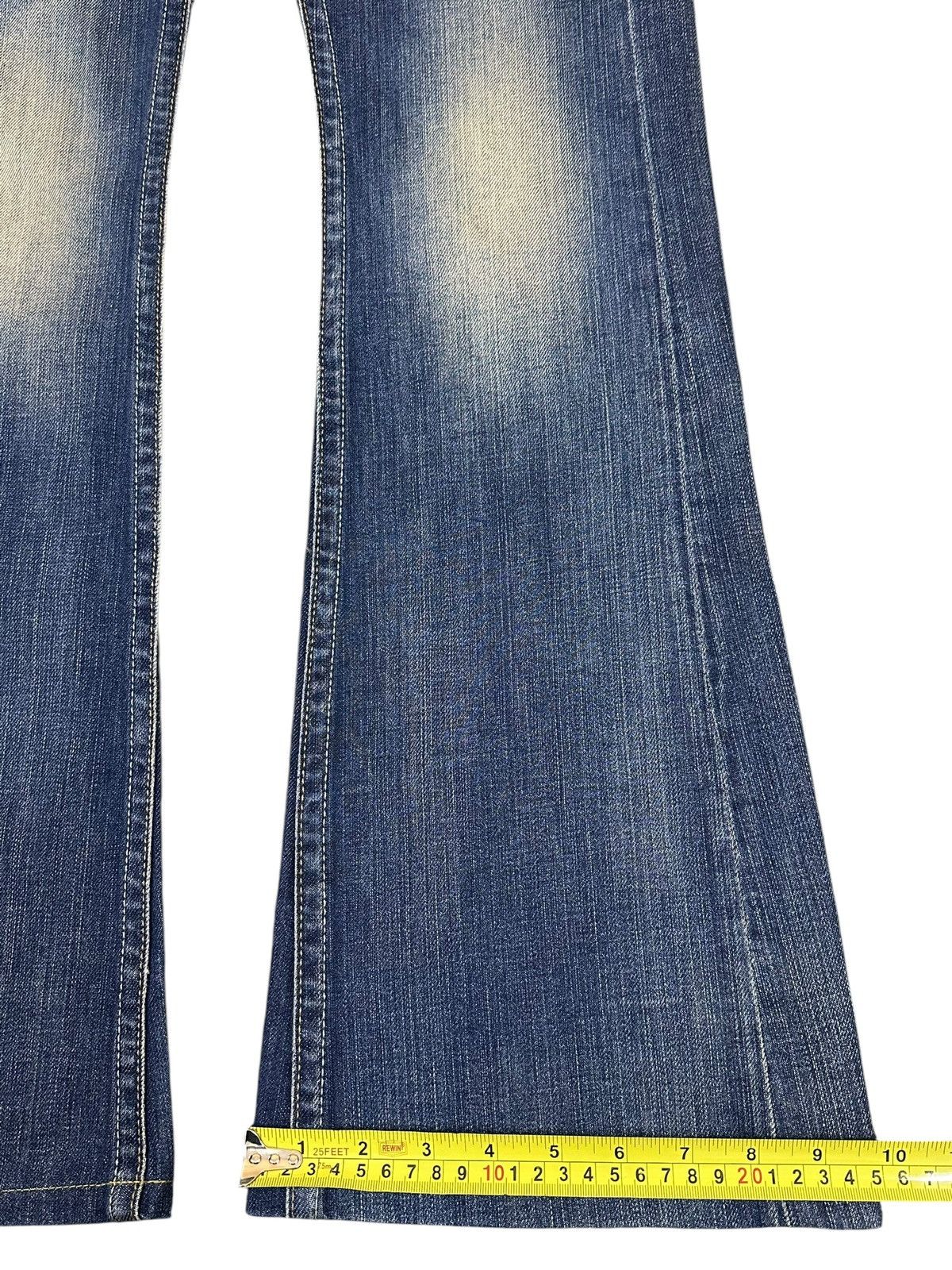 If Six Was Nine Vintage Japanese Brand Faded Wash Bell Bottom Flare Jeans Size US 29 - 16 Thumbnail