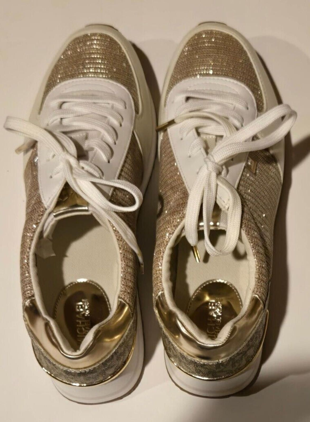 Michael Kors Womens Michael Kors Monique Trainer Sneakers 9.5 M NEW Size US 9.5 / IT 39.5 - 2 Thumbnail