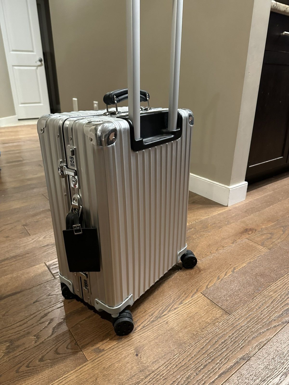 Rimowa Rimowa Aluminum Classic Cabin Carry On Silver Suitcase
