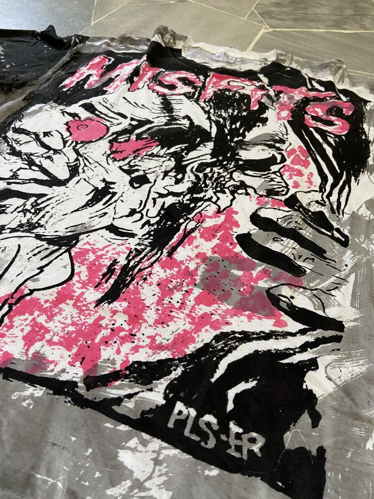 Band Tees × Misfits × Vintage Vintage Misfits T-Shirt Size US XL / EU 56 / 4 - 9 Thumbnail