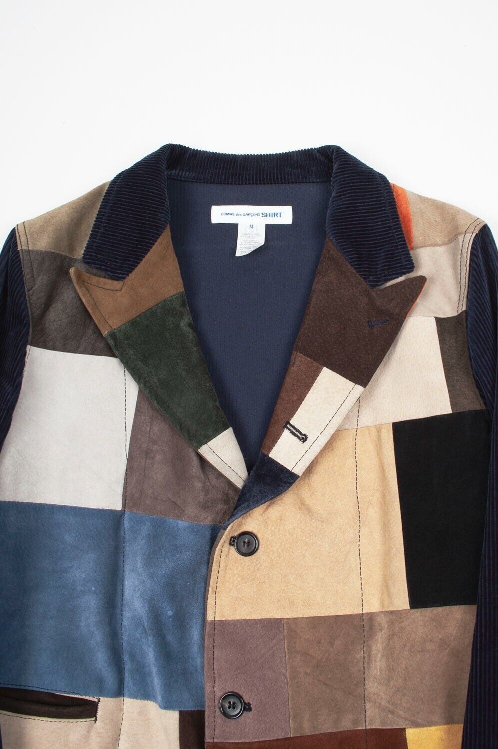 Comme des Garcons Comme des Garcons Men Jacket Leather Blazer Size M Size US M / EU 48-50 / 2 - 2 Thumbnail