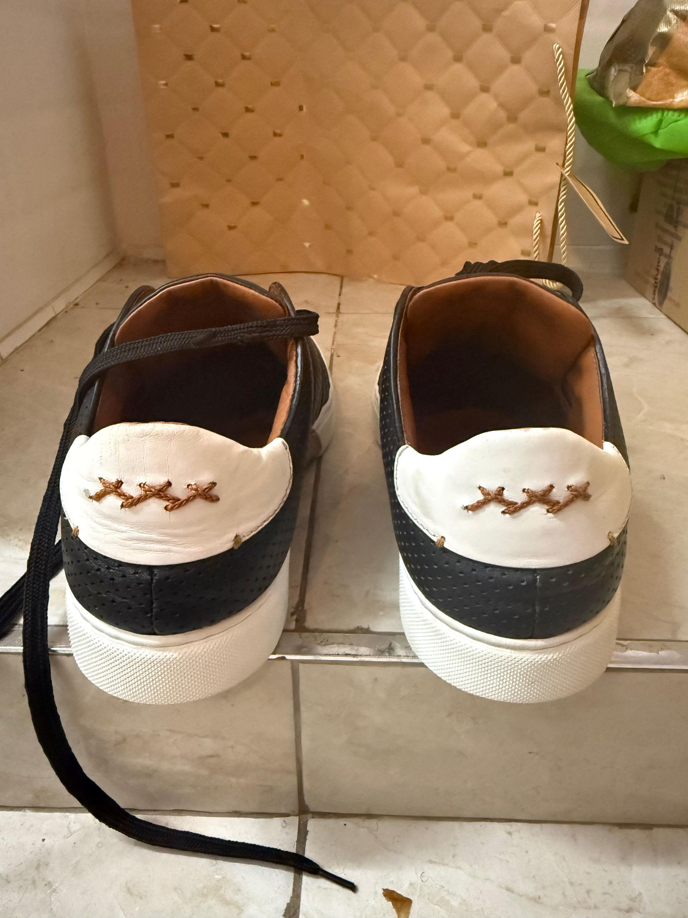 Ermenegildo Zegna Ermenegildo zegna Tiziano leather sneaker Size US 9.5 / EU 42-43 - 4 Thumbnail