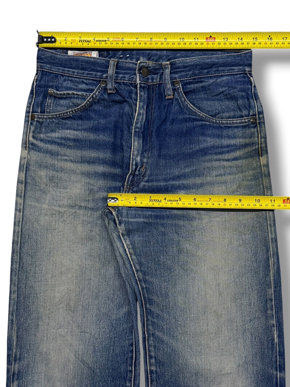 Big John Vintage 80s BIG JOHN BIG-WASHING Japan | Relaxed Straight 29 Size US 29 - 17 Thumbnail