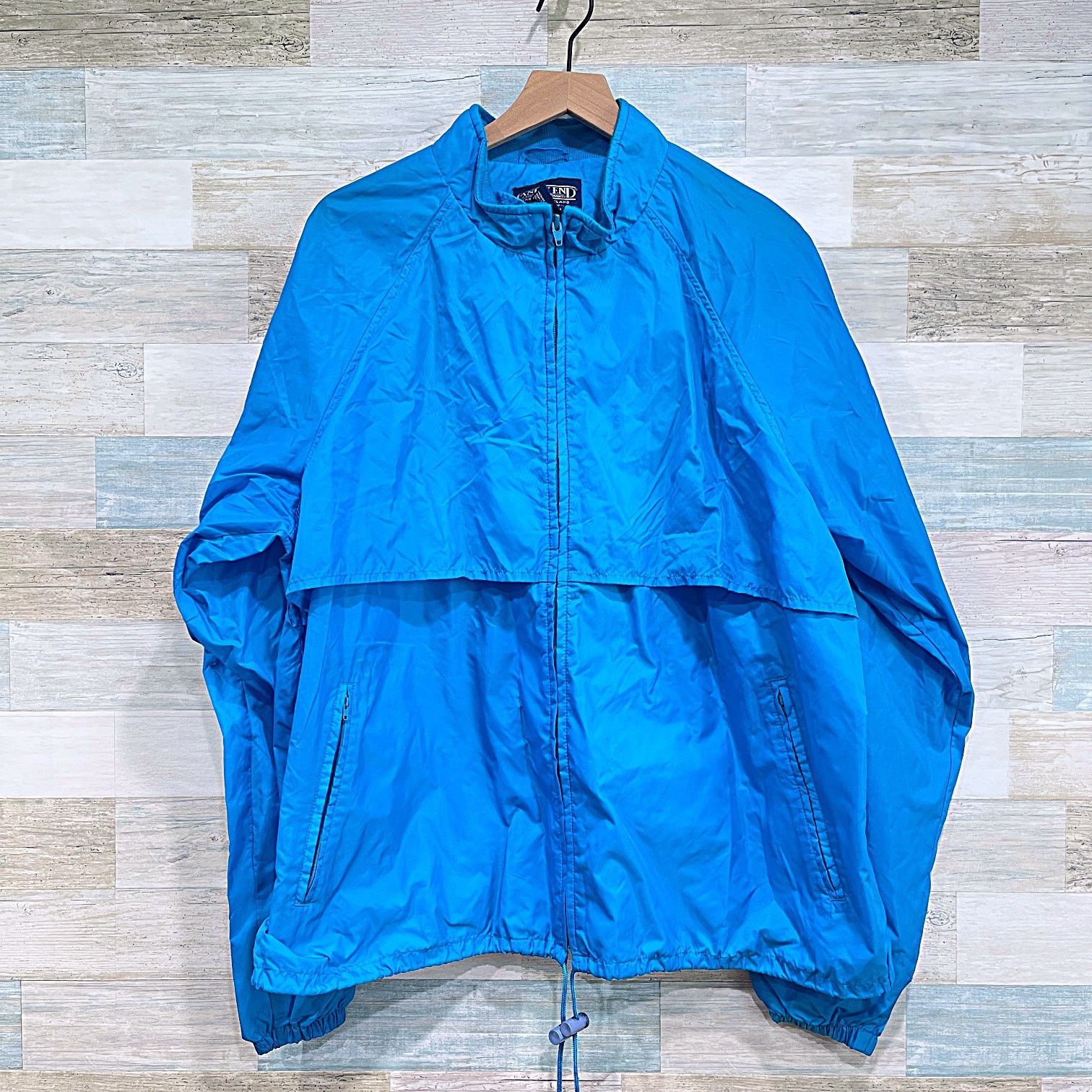 Lands' End Lands End Vintage 2 Piece Nylon Rain Tracksuit Set Blue Mens Size US XL / EU 56 / 4 - 2 Thumbnail