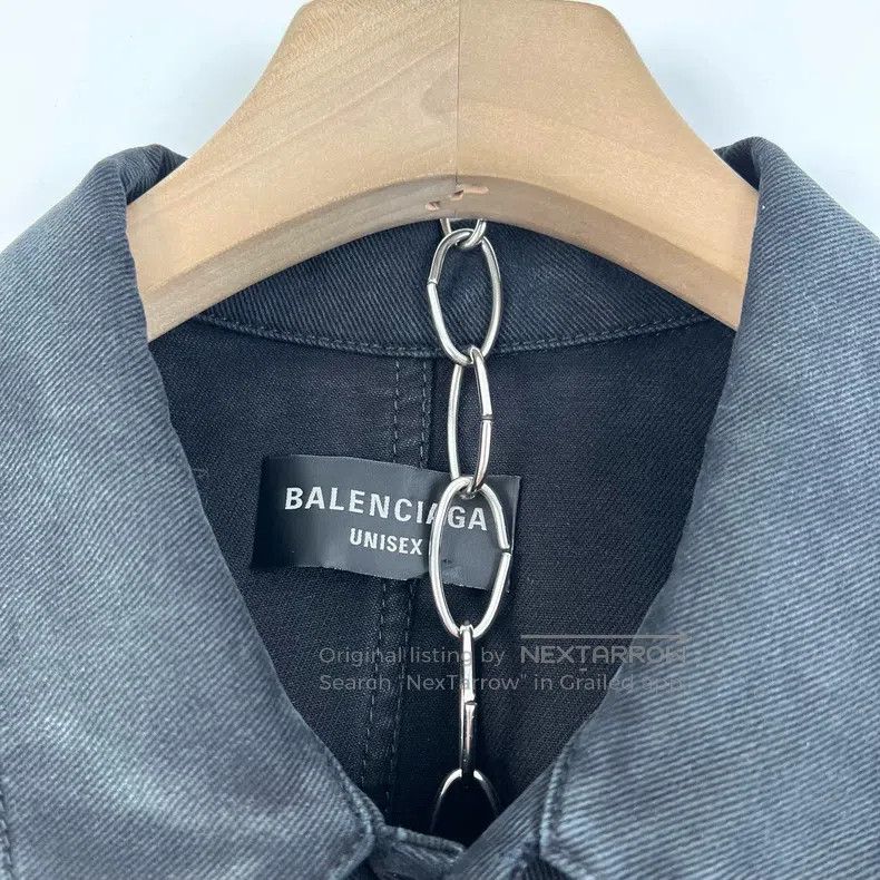 Balenciaga Balenciaga Black Washed Distressed Denim Pants Patchwork J Size US XS / EU 42 / 0 - 3 Thumbnail