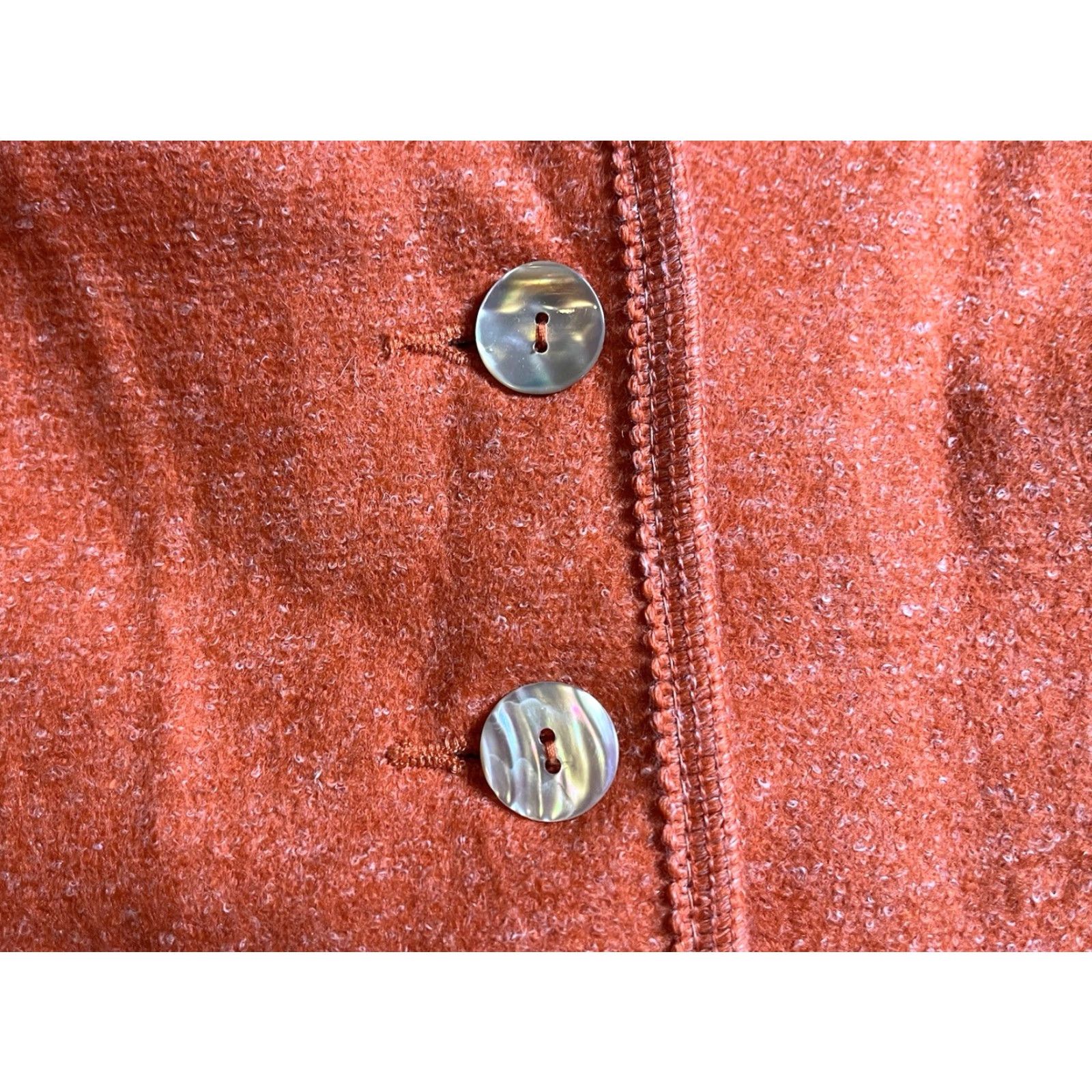 Vintage VINTAGE Giesswein Austria Jacket Women’s 8 Orange Wool Linen Blend Size M / US 6-8 / IT 42-44 - 5 Thumbnail