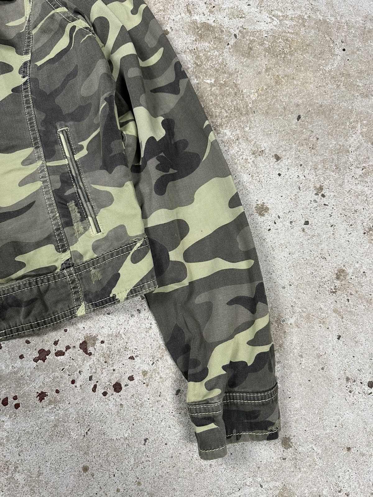 Other Vintage Y2K Camo Asymmetrical Moto Biker Reworked Jacket Size US S / EU 44-46 / 1 - 4 Thumbnail