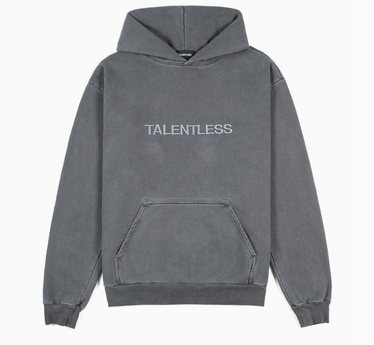 Talentless NEW TALENTLESS MENS HOODIE-CIRCLE LOGO EMBROIDERED-STEELGRAY Size US S / EU 44-46 / 1 - 1 Thumbnail