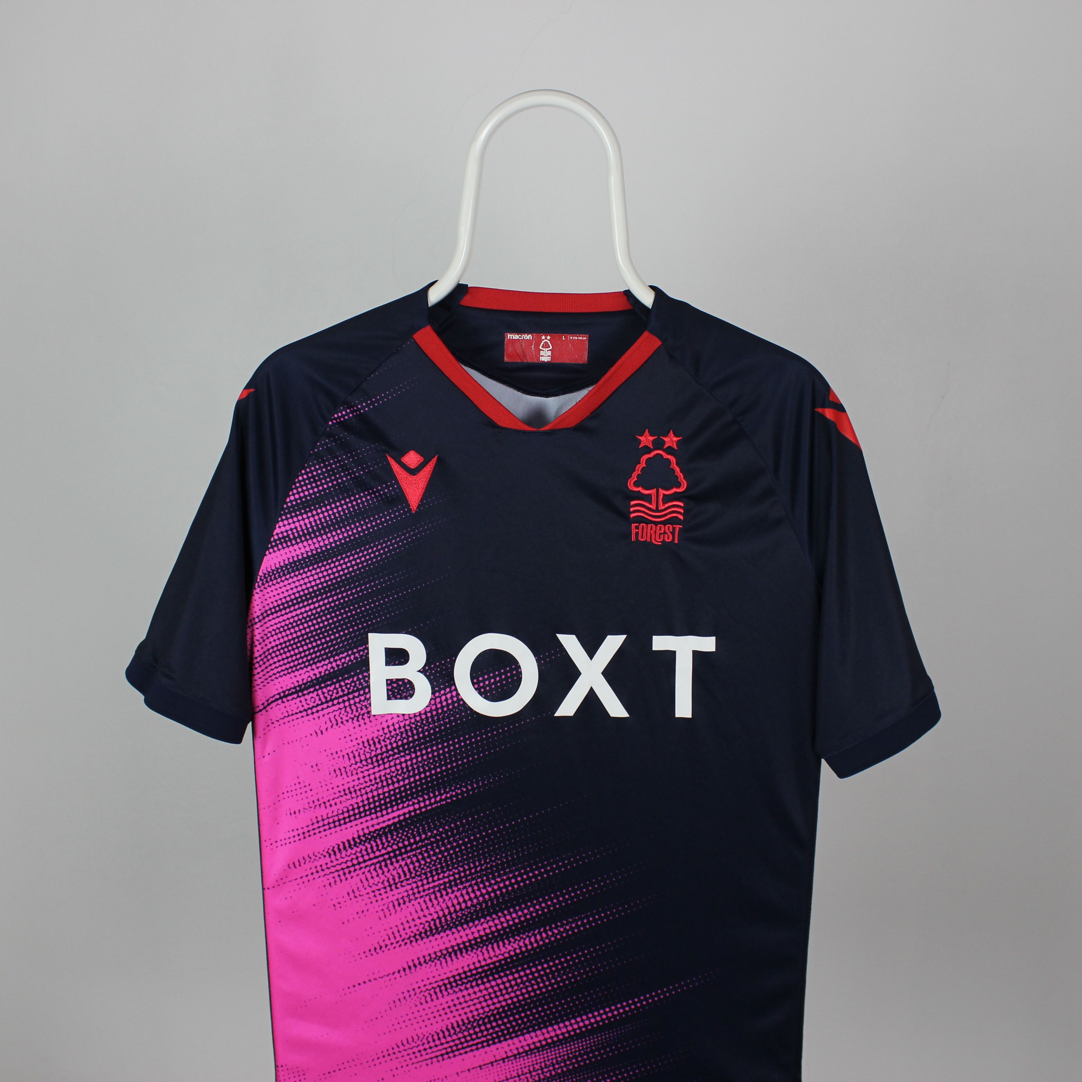 Macron Nottingham Forest Away Football Shirt 2021/22 L Macron Size US L / EU 52-54 / 3 - 2 Thumbnail
