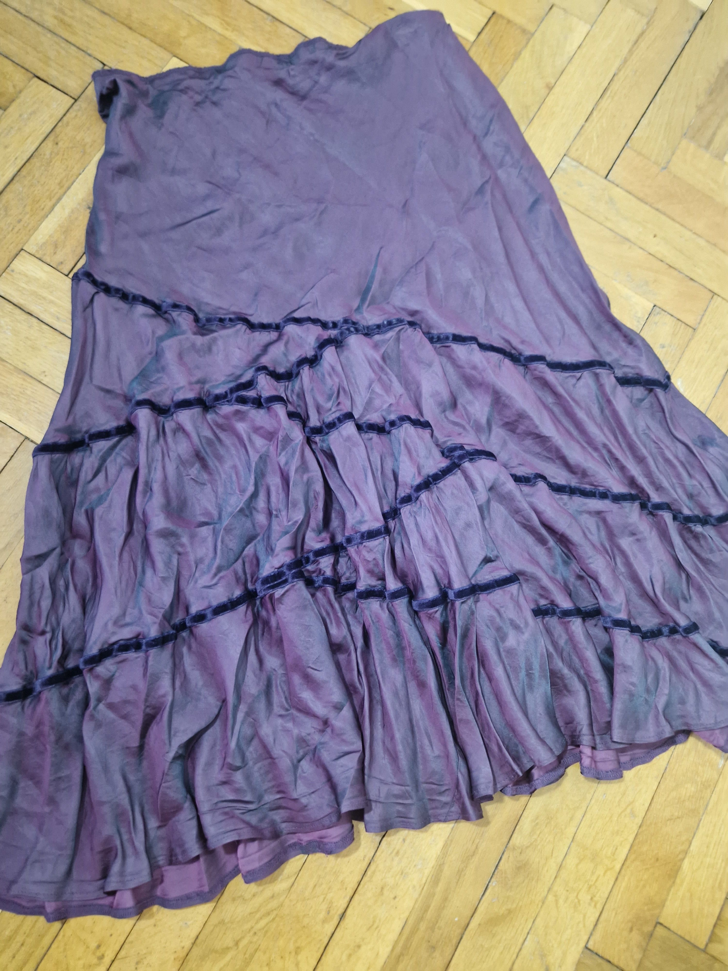 Hysteric Glamour Vintage flare purple midi skirt Size 30" / US 8 / IT 44 - 3 Thumbnail