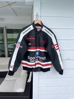 Dale Earnhardt Leather Jacket Chase Authentics Grailed