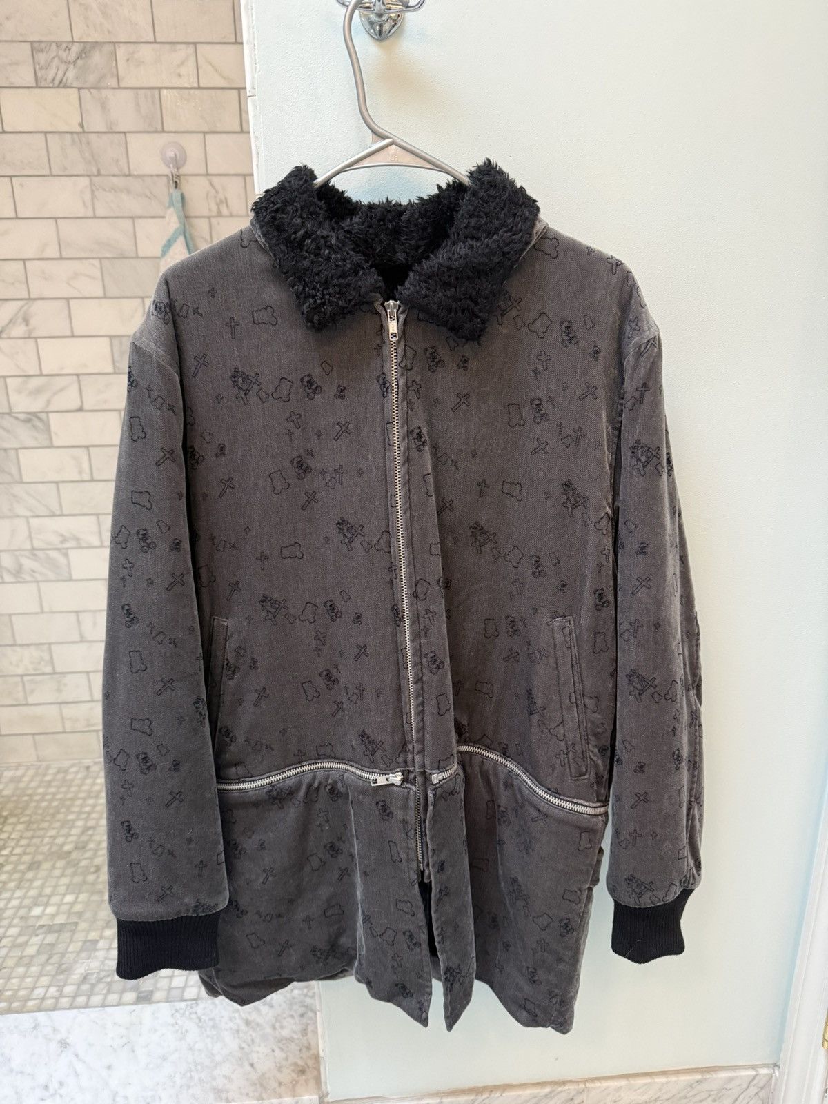 Undercover Undercover AW02 Witches Cell Shearling Jacket SAMPLE Size US M / EU 48-50 / 2 - 1 Thumbnail