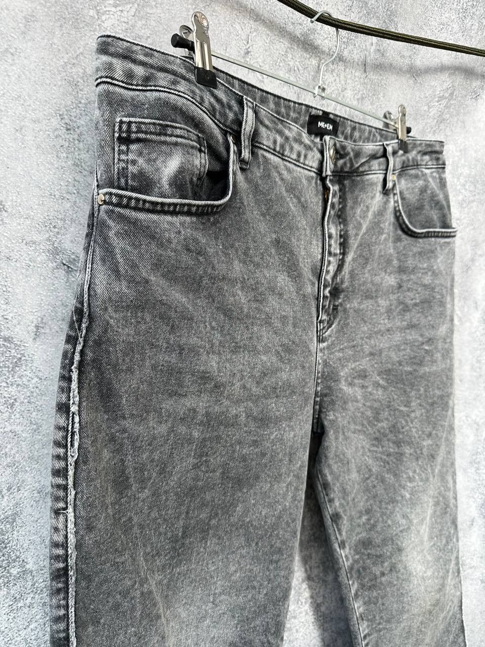 ME+EM ME+EM Straight Jeans Mid-Waist Pants Avant-Garde Size 32" / US 10 / IT 46 - 4 Thumbnail