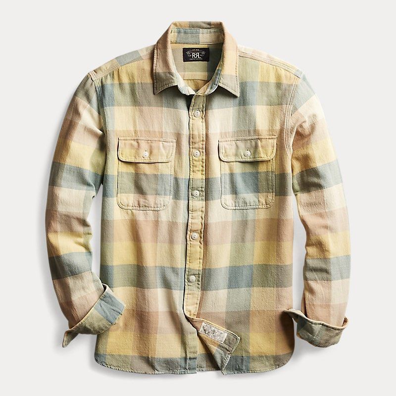 RRL Ralph Lauren rrl shirt flanel Size US L / EU 52-54 / 3 - 2 Thumbnail