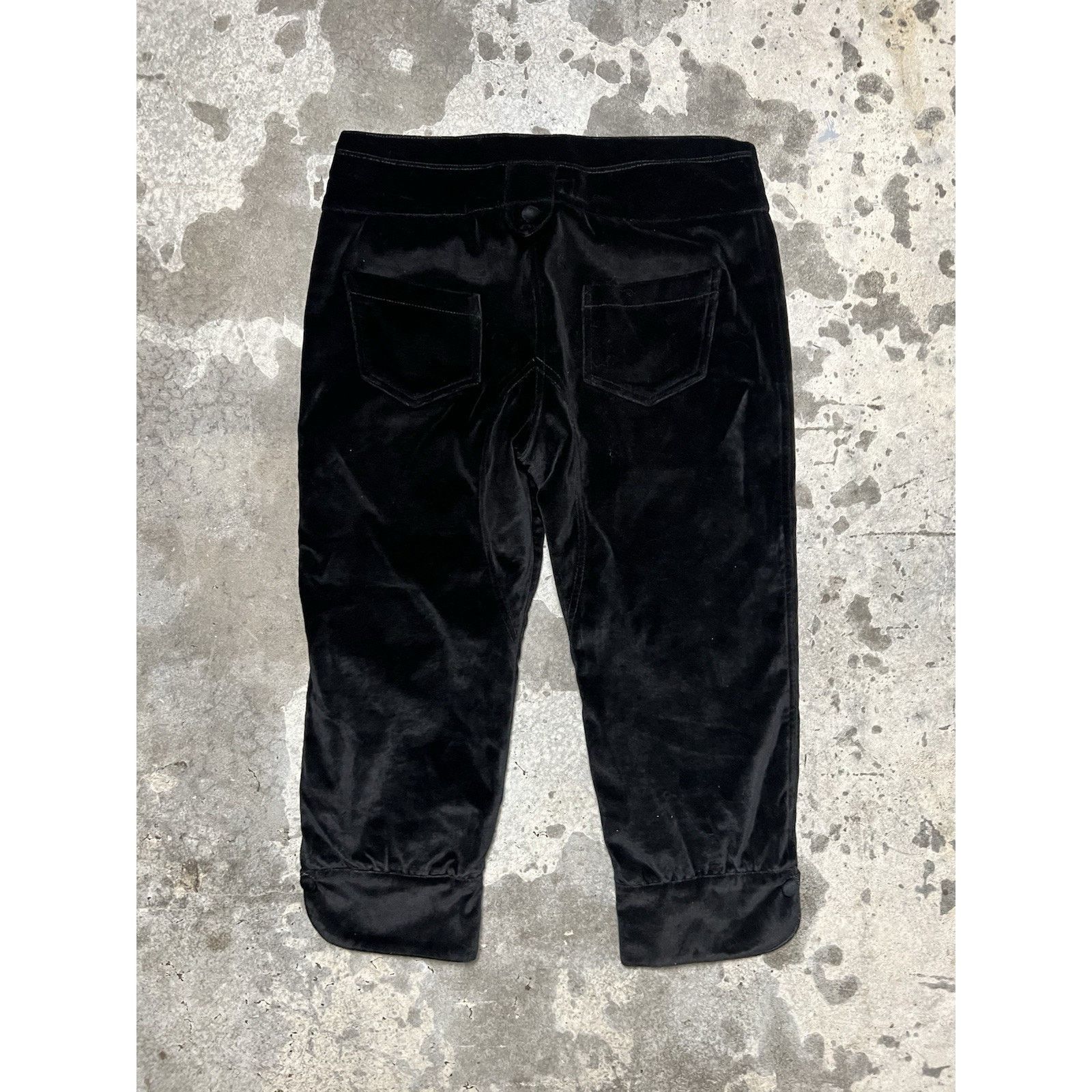 Nanushka Nanushka Black Cotton Capri Pants Shorts Size Small 31x19.5 Size 31" - 2 Thumbnail
