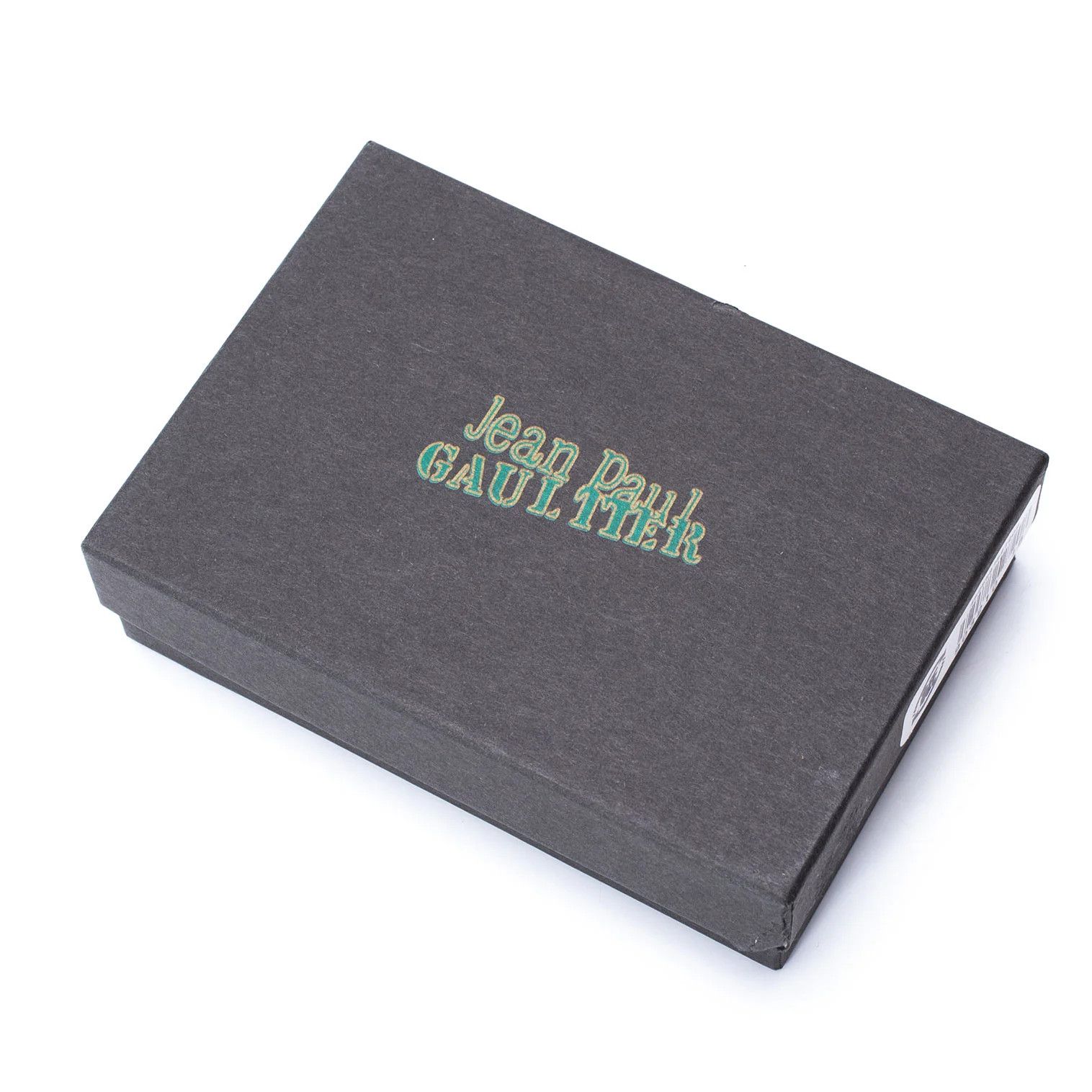 Jean Paul Gaultier Embossed Logo Zip Coin Case in Charcoal Size ONE SIZE - 8 Thumbnail