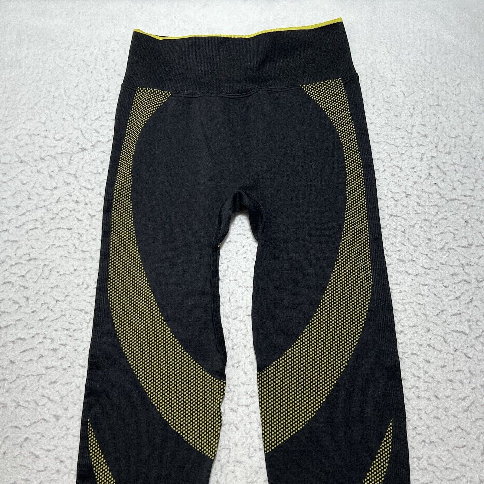Victoria's Secret Victoria's Secret PINK Black + Neon Full Length Leggings Size 28" / US 6 / IT 42 - 3 Thumbnail