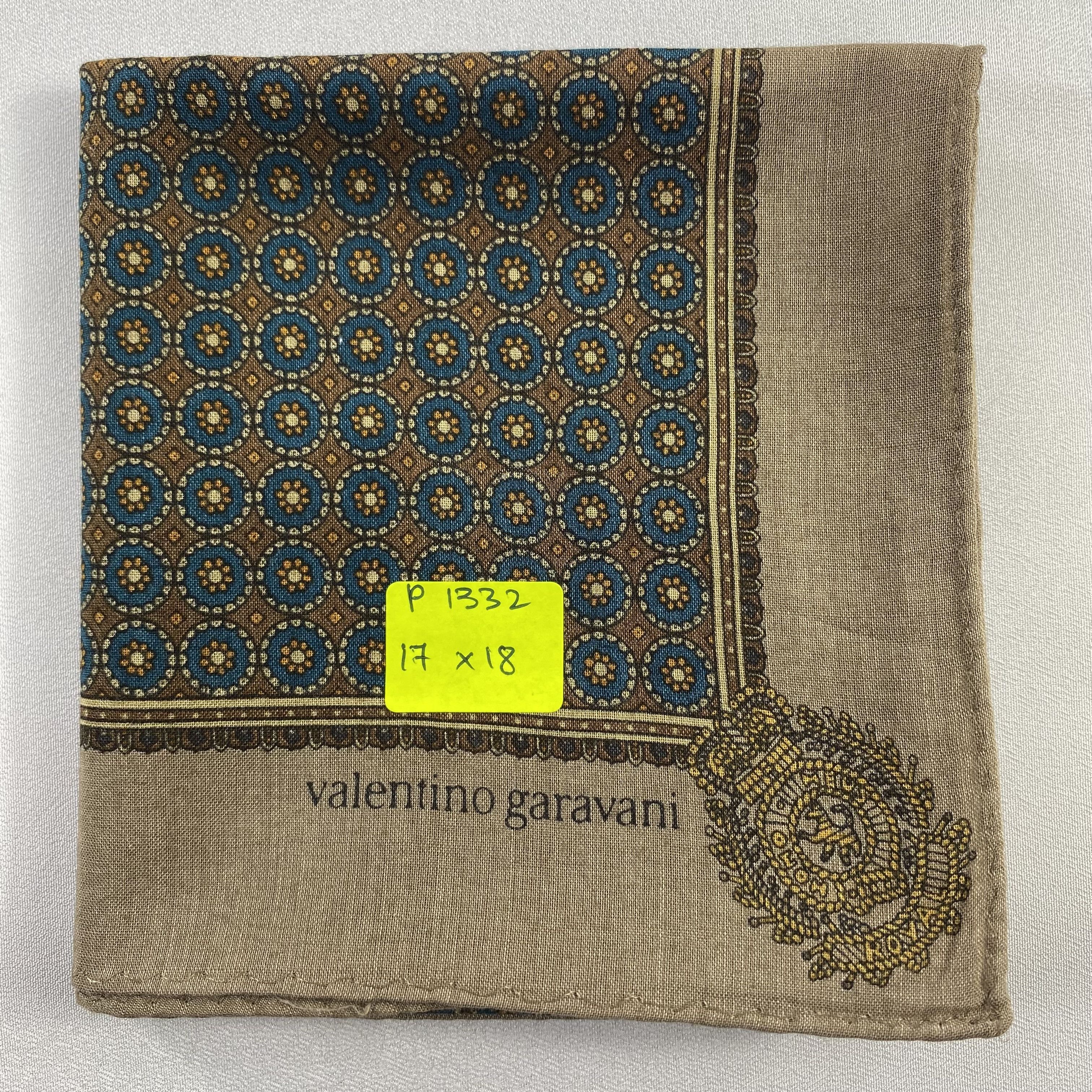 Valentino × Vintage Valentino Garavani Handkerchief / Neckerchief-P1332 Size ONE SIZE - 5 Thumbnail