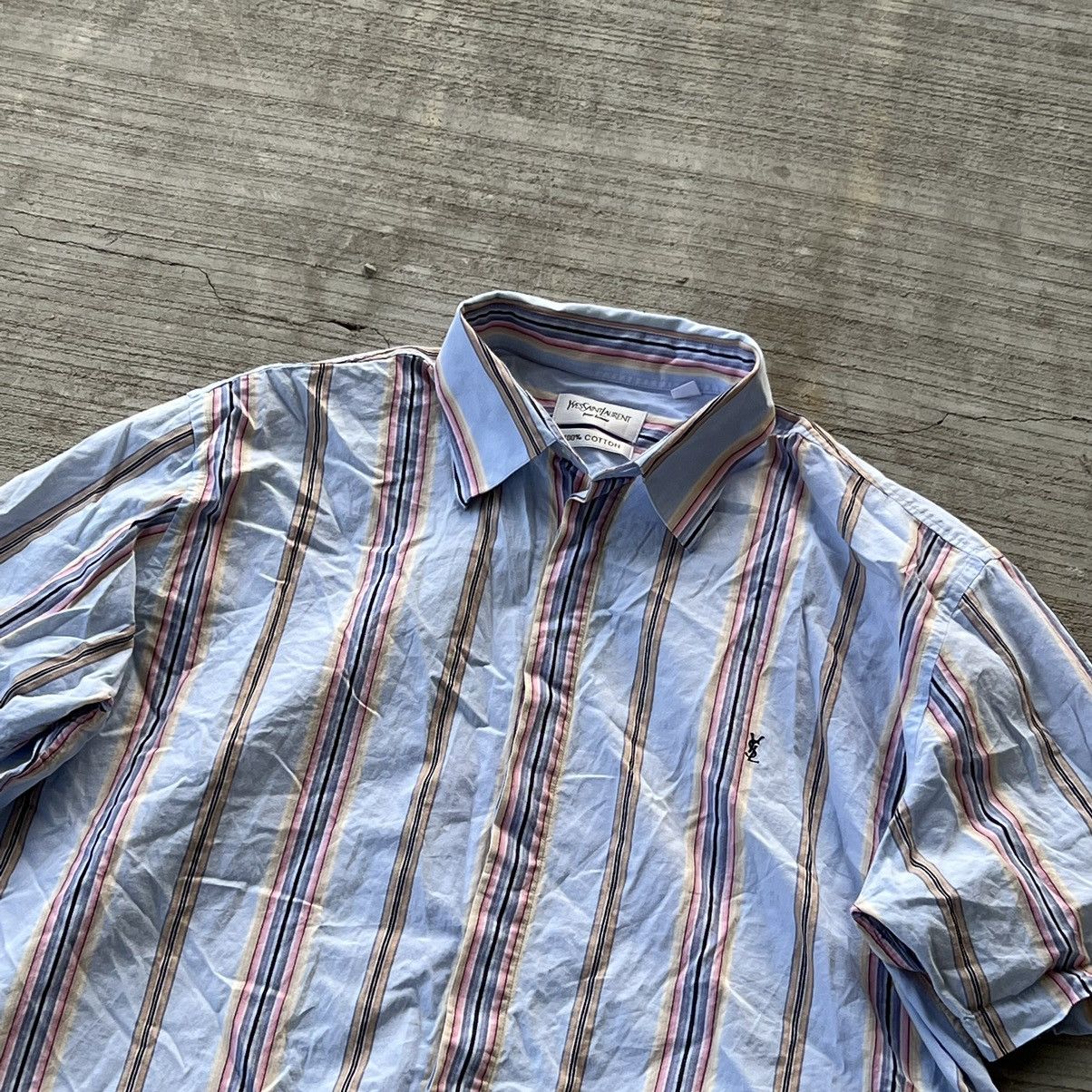 Yves Saint Laurent Ysl Yves Saint Lauren Vintage rare Shirt Button ups Hawaii Size US XL / EU 56 / 4 - 2 Thumbnail
