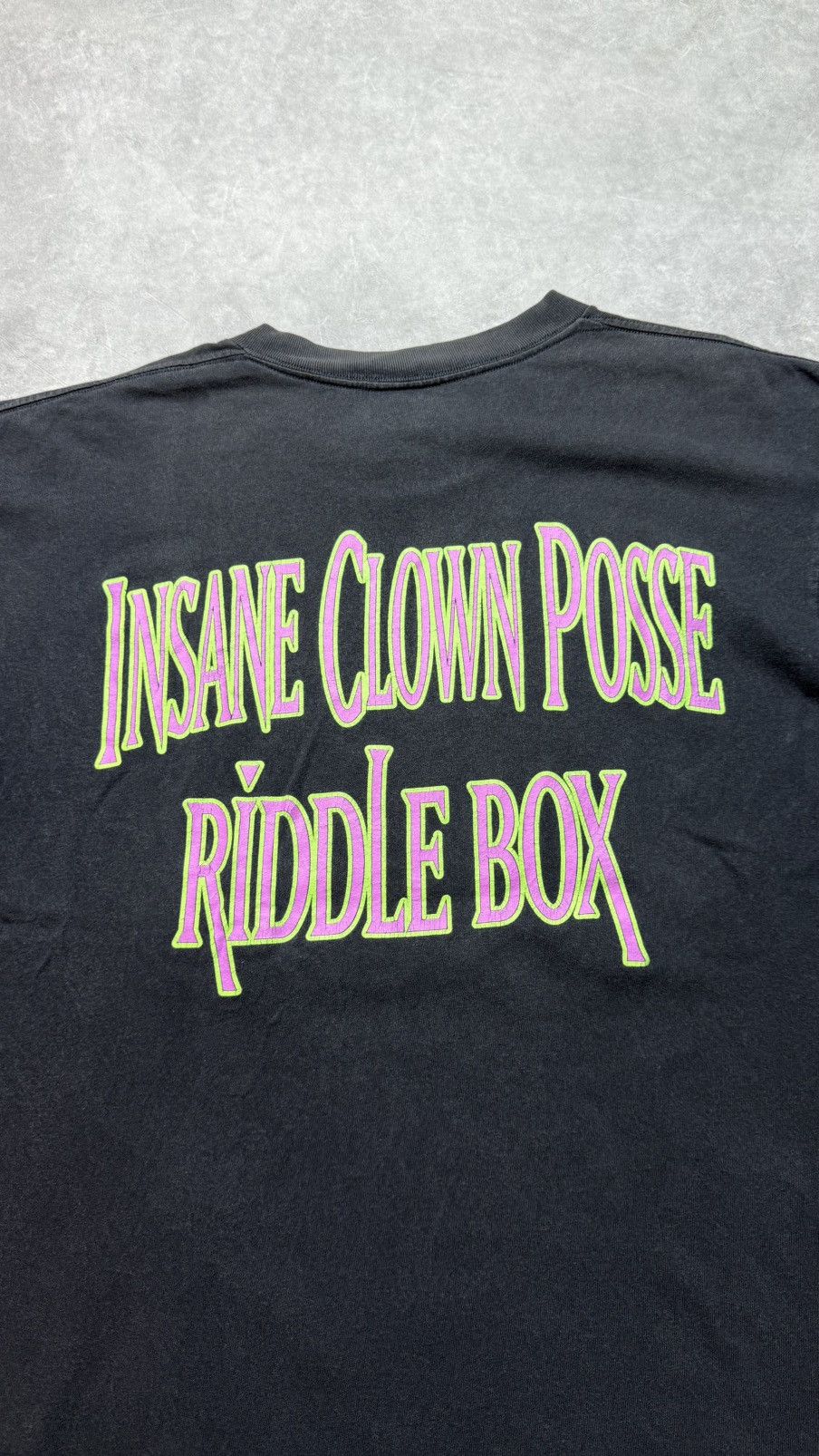 Band Tees Vintage 1995 Insane Clown Posse Riddle Box T Shirt Size US L / EU 52-54 / 3 - 3 Thumbnail