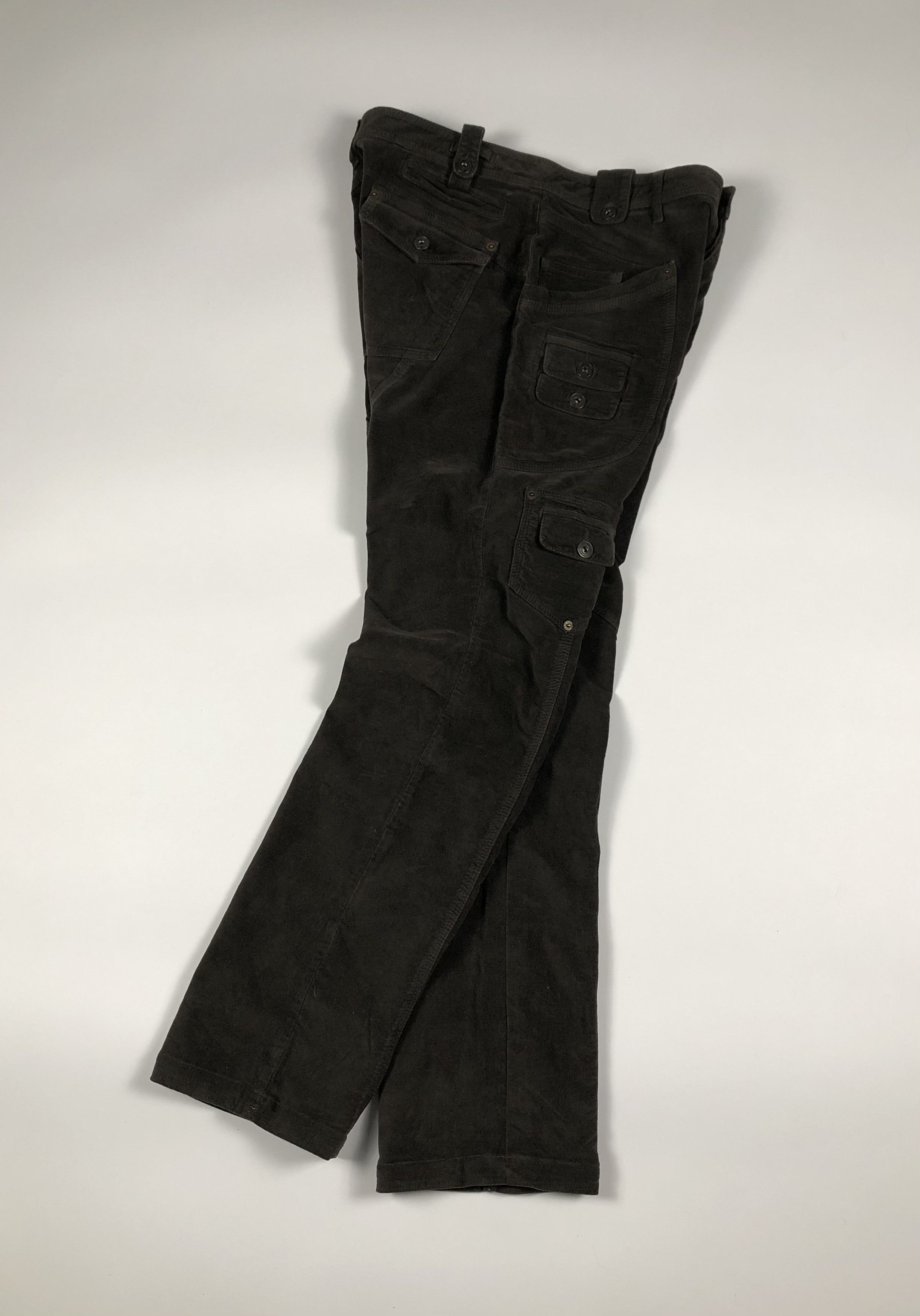 Other Gaetano Navarra Multi-Pocket Velour Pants Size US 32 / EU 48 - 1 Thumbnail
