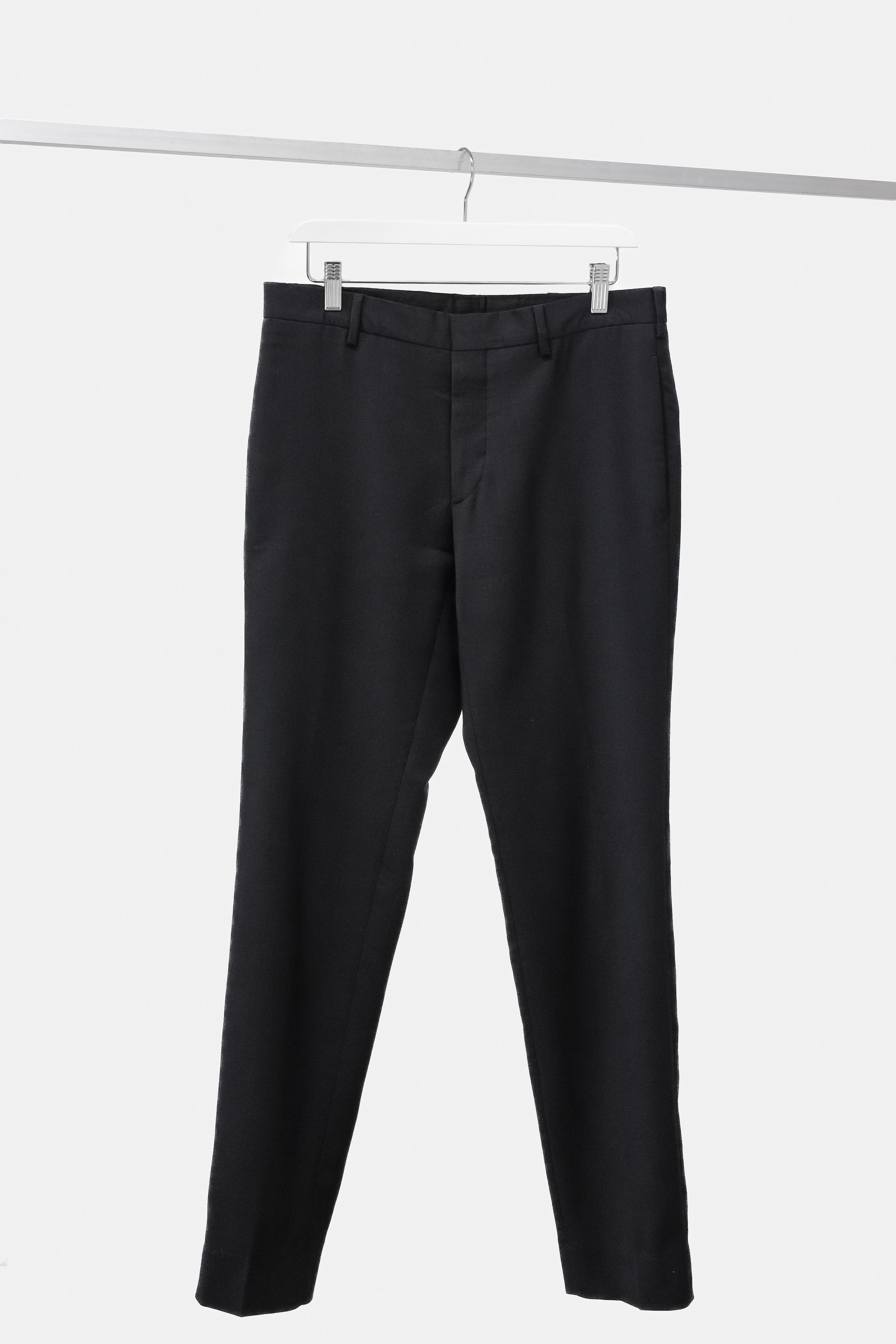 image of Prada Wool Navy Trousers, Men's (Size 30)