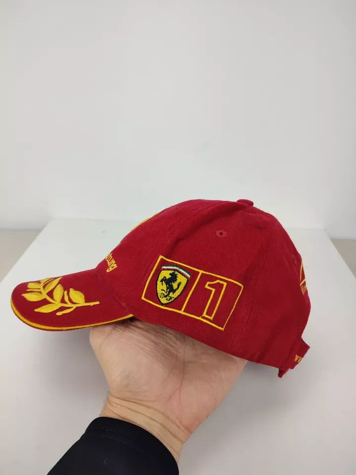 Ferrari Champion Michael Schumacher Ferrari Formula 1 Racing Cap Size ONE SIZE - 7 Thumbnail