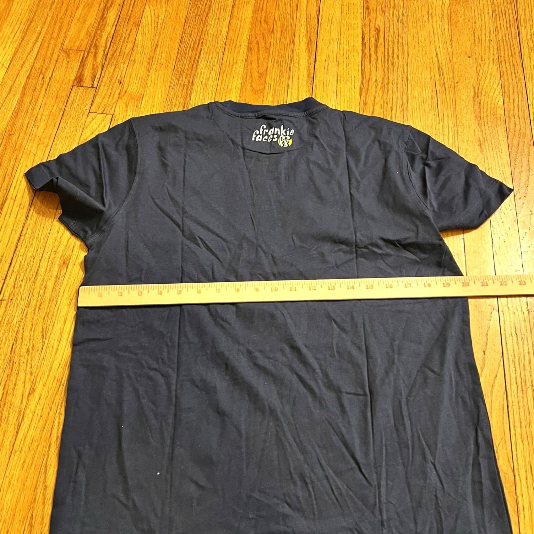 Garage Frankie garage Shirt Mens L Blue Navy Skull Skeleton Hat Size US L / EU 52-54 / 3 - 5 Thumbnail