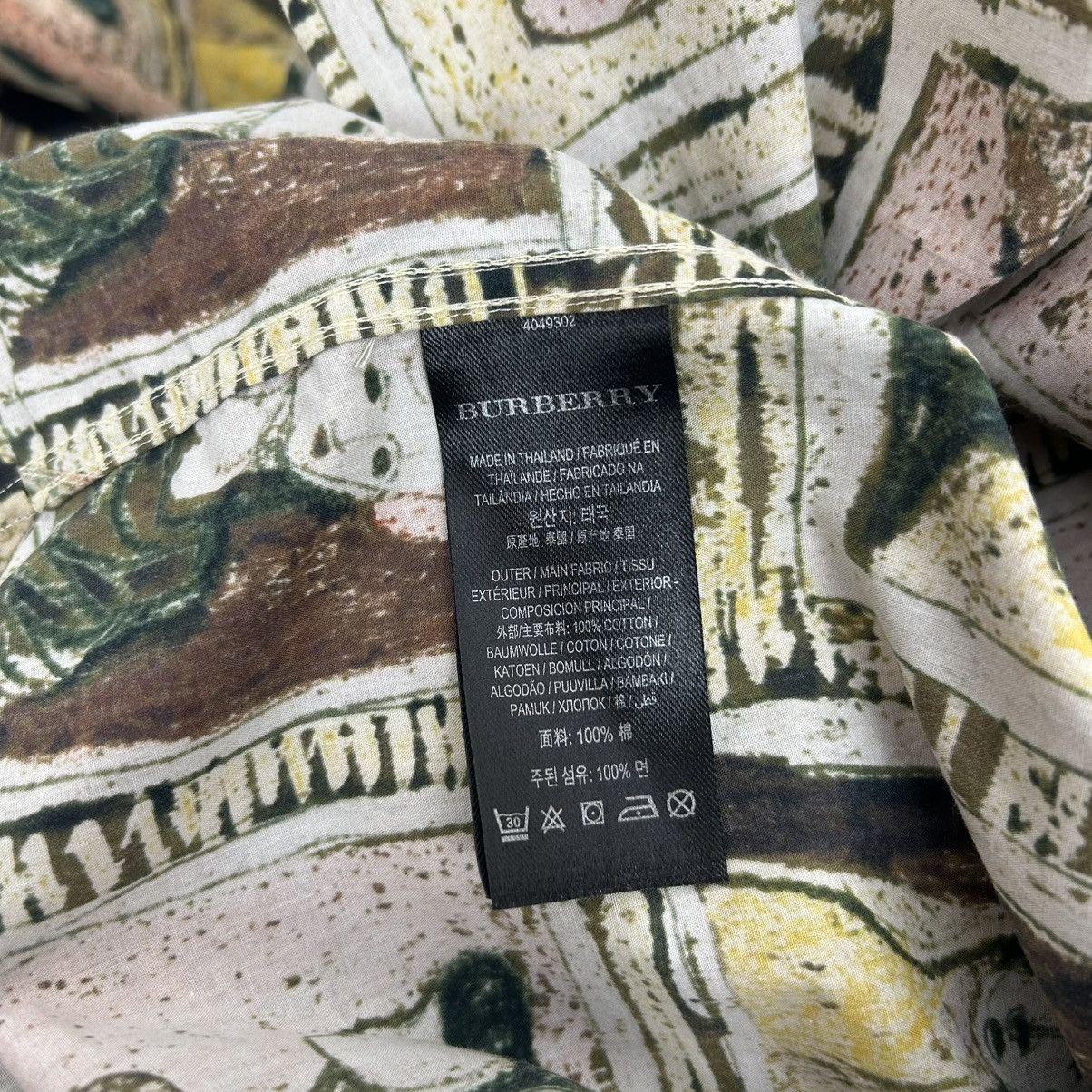 Burberry Burberry Framed Heads Multicolor Print Button Down Shirt Size US M / EU 48-50 / 2 - 11 Thumbnail