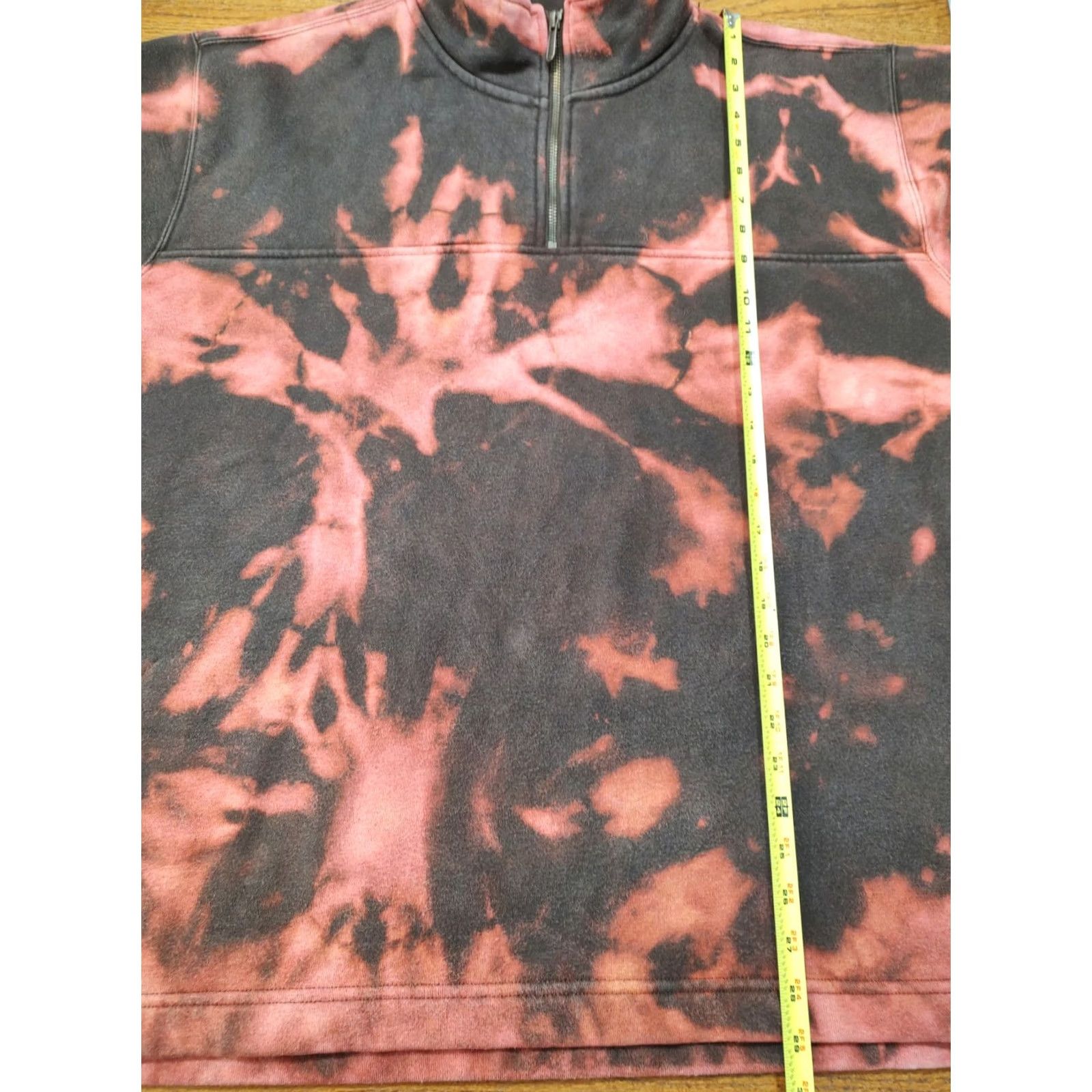 Carhartt VINTAGE Carhartt Mens XL Dark Brown 1/4 Zip Sweatshirt Acid Wash Tie Dye KnD Logo Pullover Shirt Size US XL / EU 56 / 4 - 7 Thumbnail